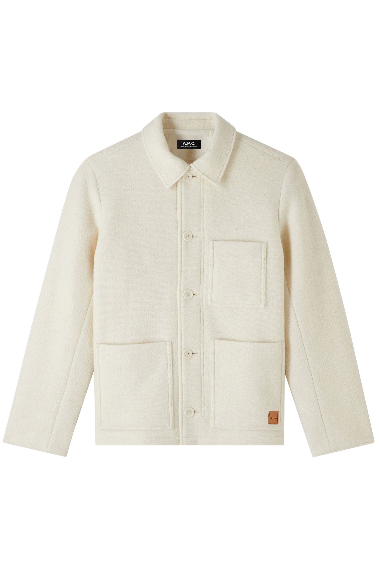 UNISEX JACKET EMILE PATCHED ECRU 1