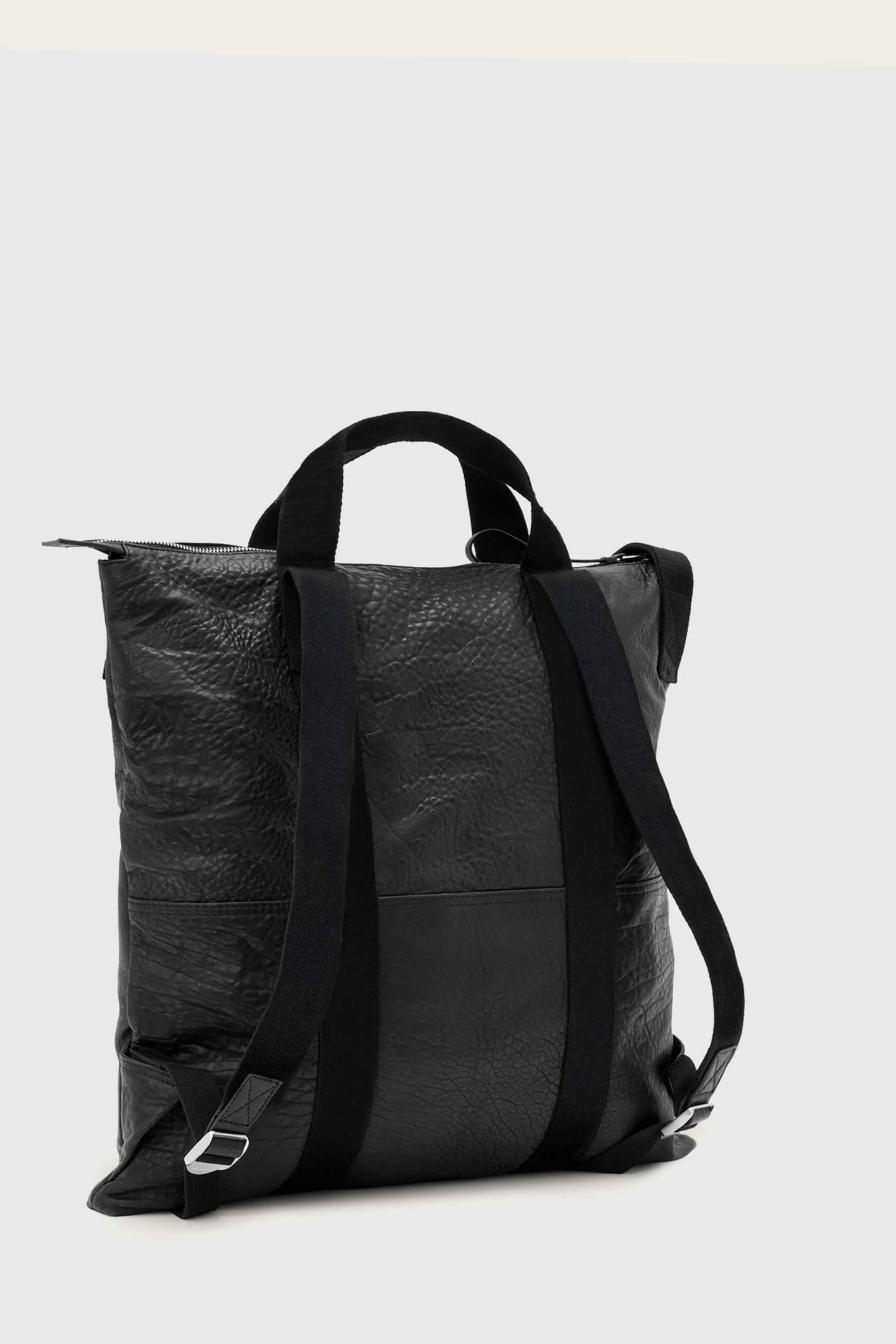 KEI LEATHER BACKPACK BLACK 3