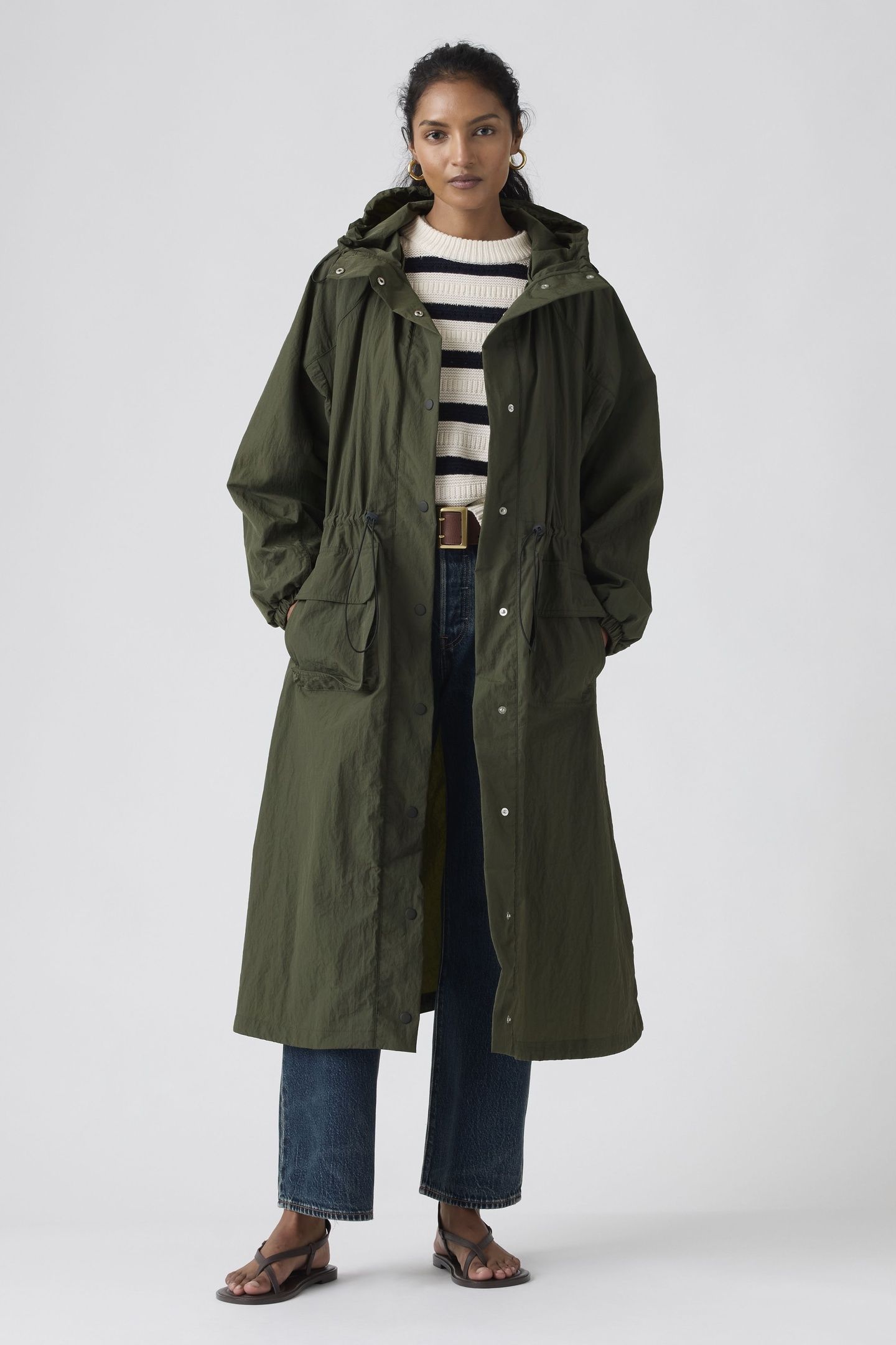 SIMONE LONG BUBBLE PARKA DEEP DEPTHS 1