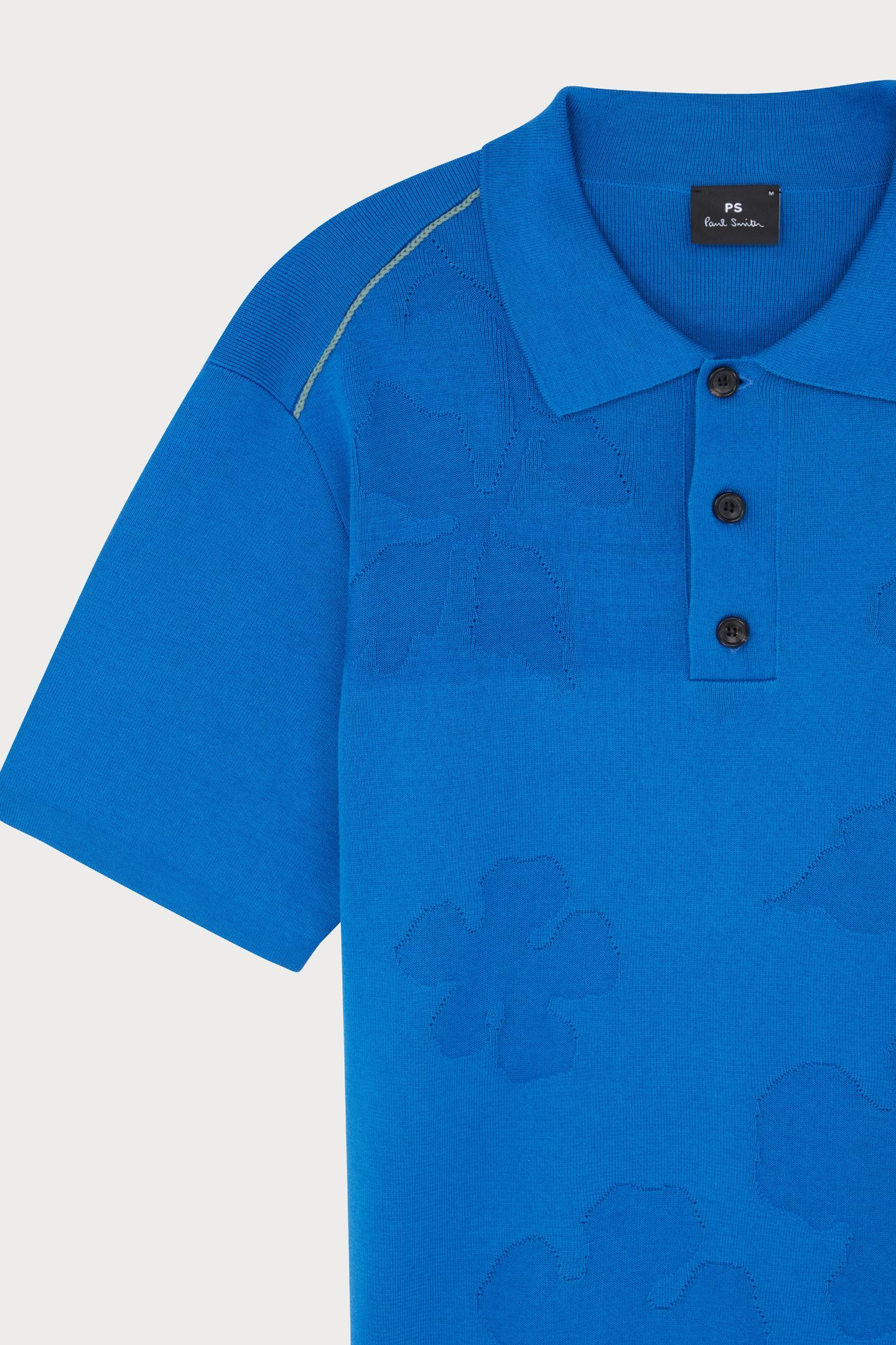 MENS SWEATER SS POLO PETROL BLUE 3