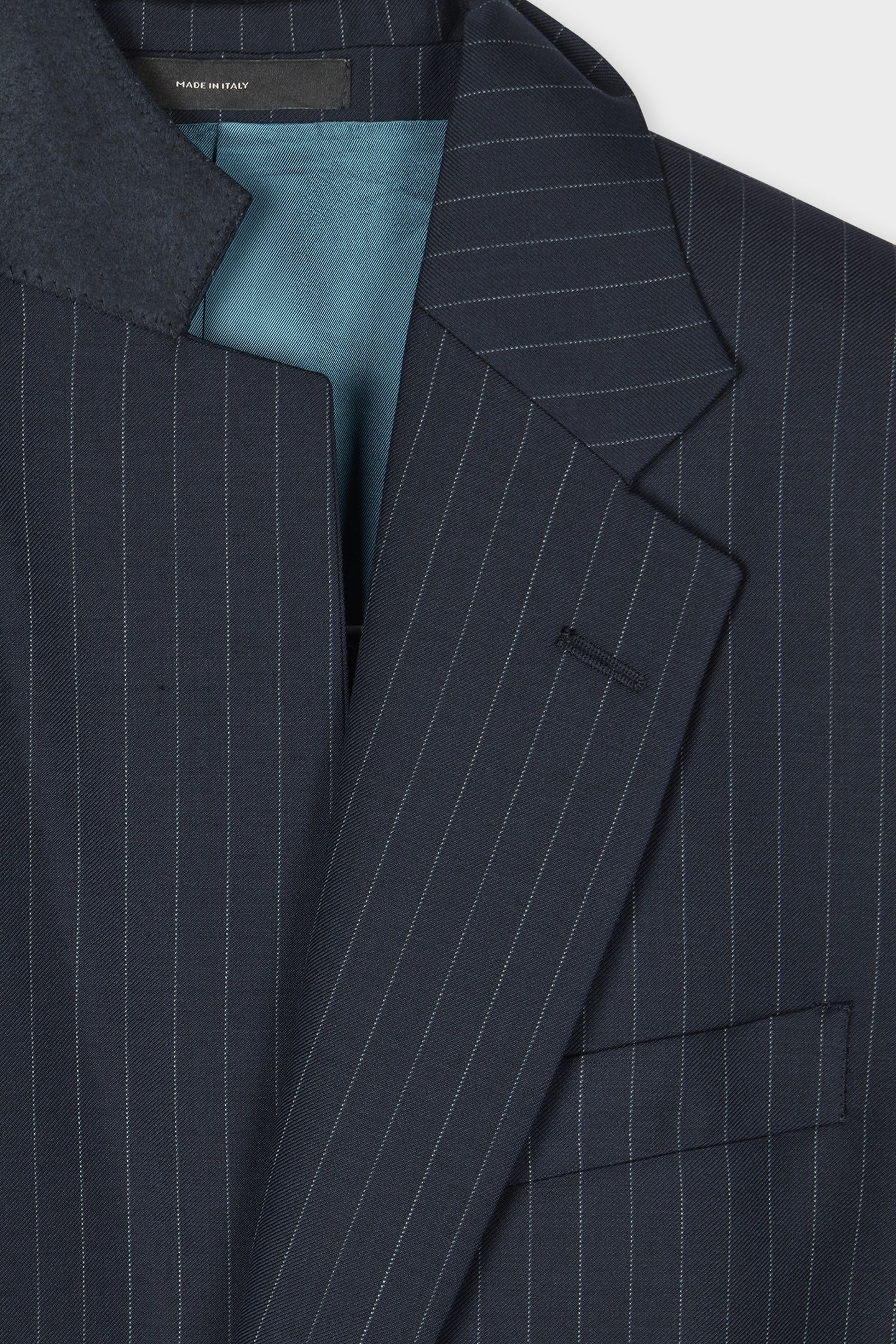MENS TAILORED FIT 2 BUTTON SUIT INKY BLUE 8