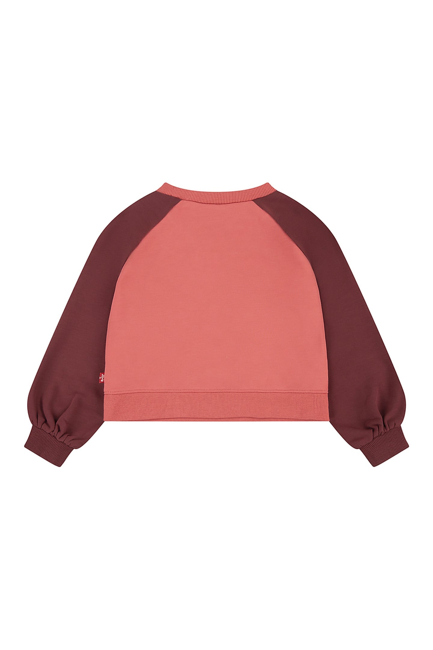GIRLS RAGLAN BATWING CREW MINERAL RED 2