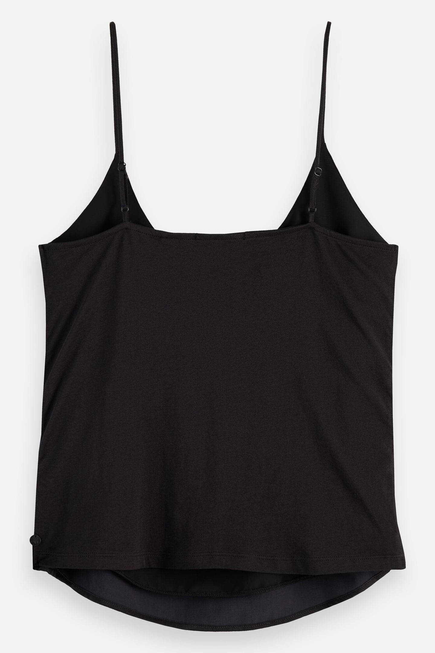 JERSEY WOVEN TANK BLACK 5