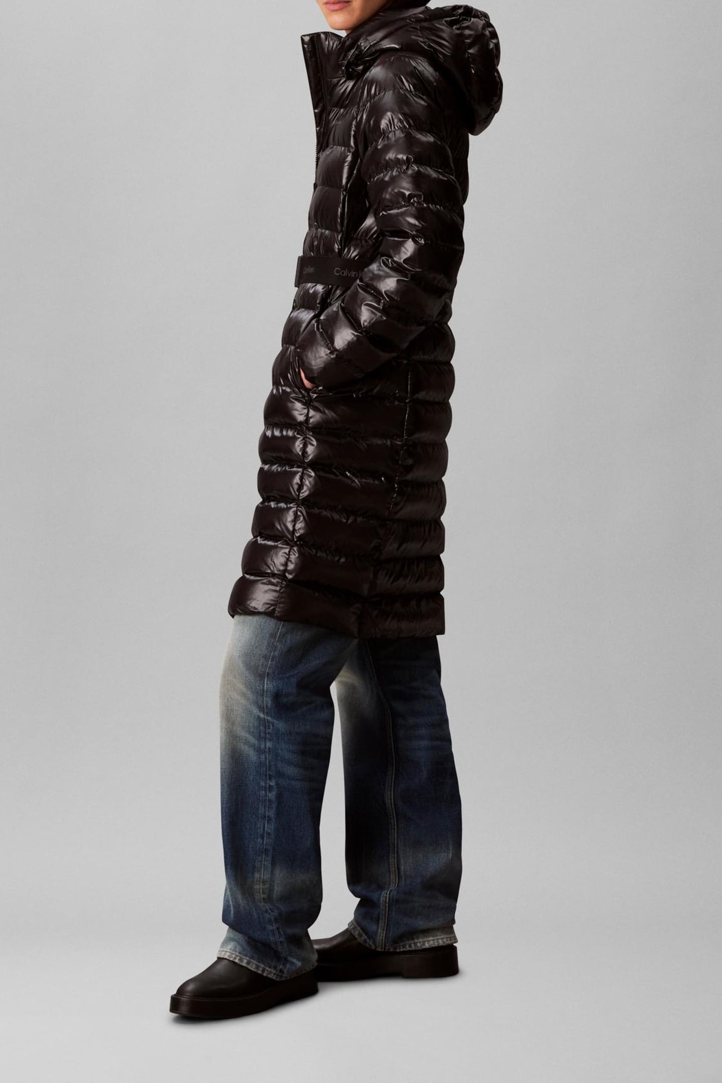 BELTED LIGHTWEIGHT COAT BLACK 3