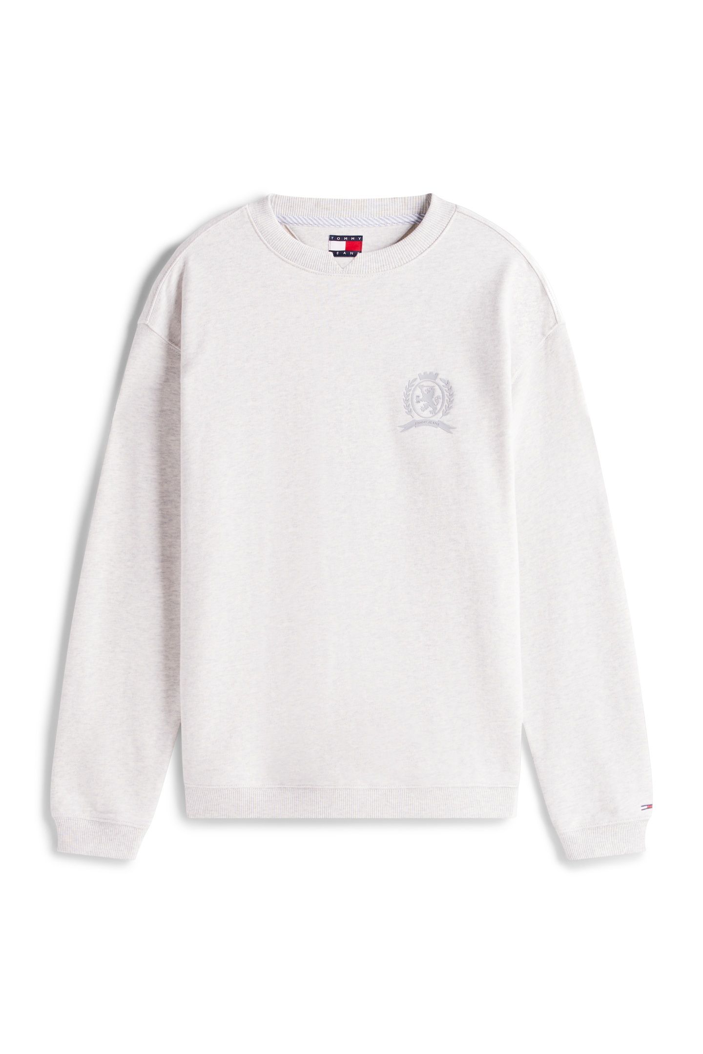 TJW RELAXED CREST NOTCH LIGHT GREY HEATHER 4
