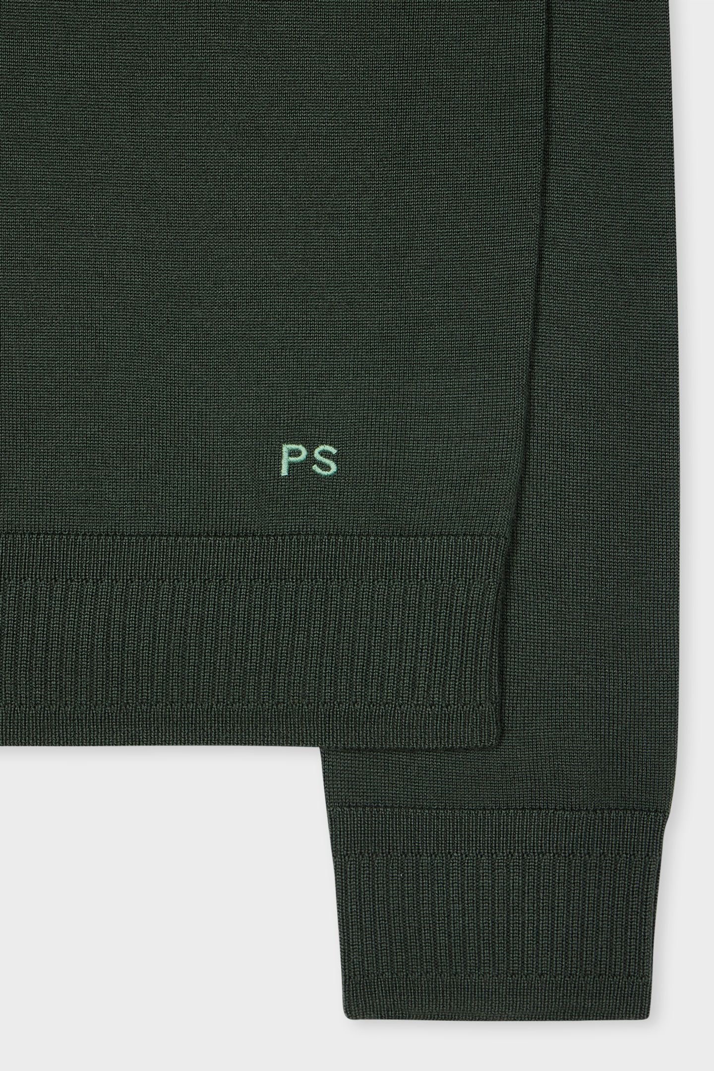 MENS SWEATER CREW NECK VERY DARK GREEN 6