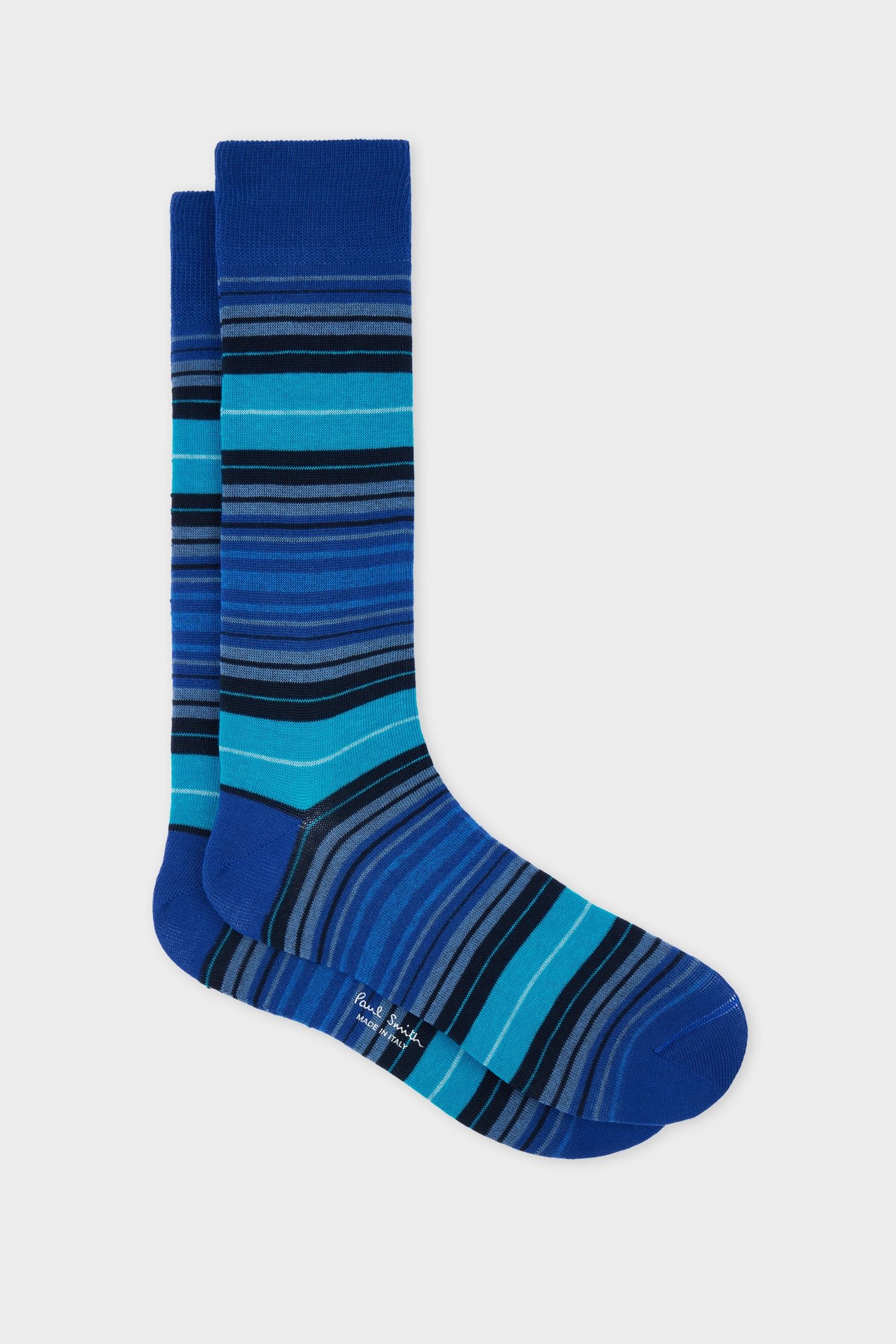 MEN SOCK JAYDEN STRIPE NAVY 1