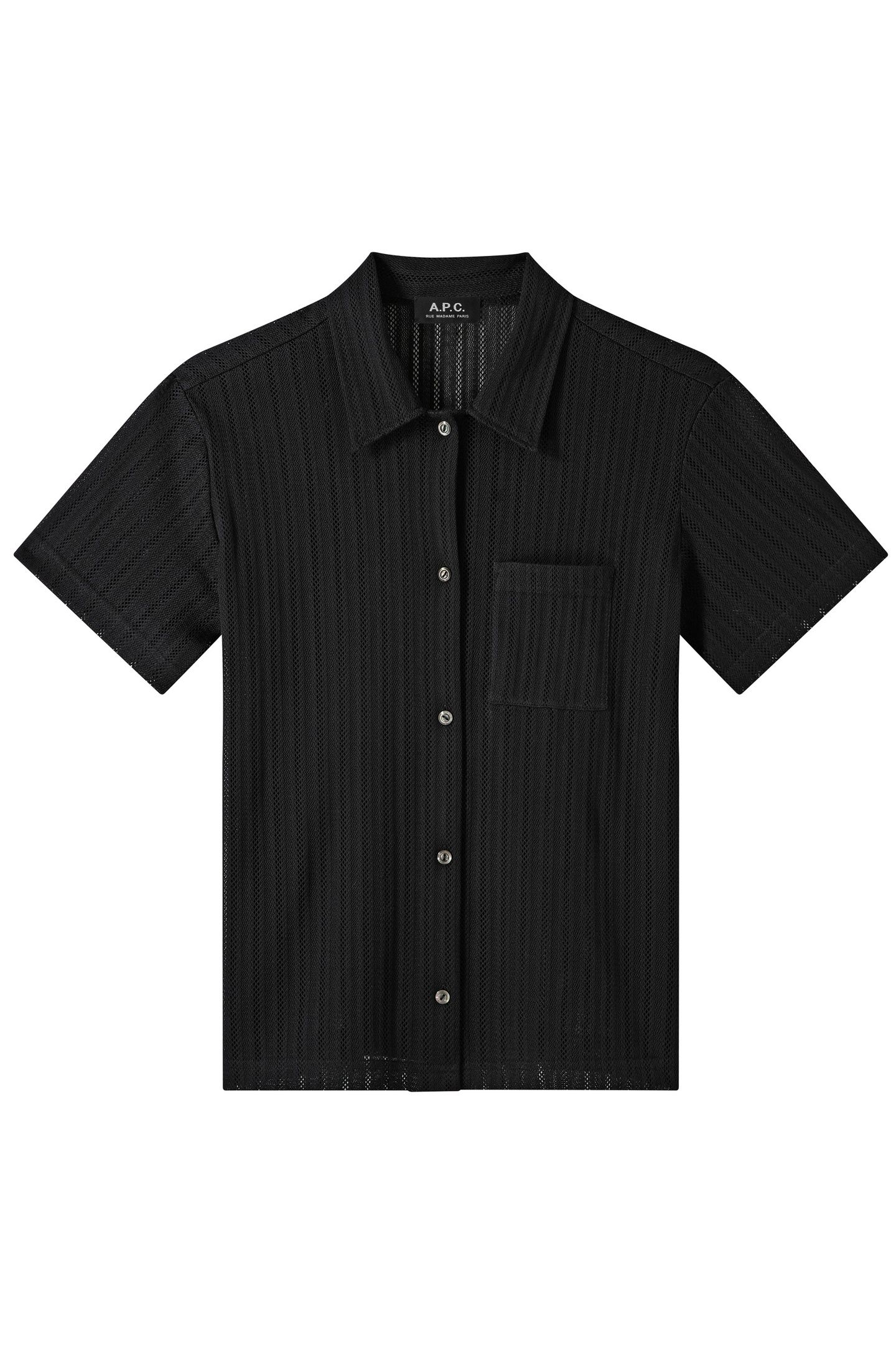 SHORT-SLEEVE SHIRT MARINE BLACK 2