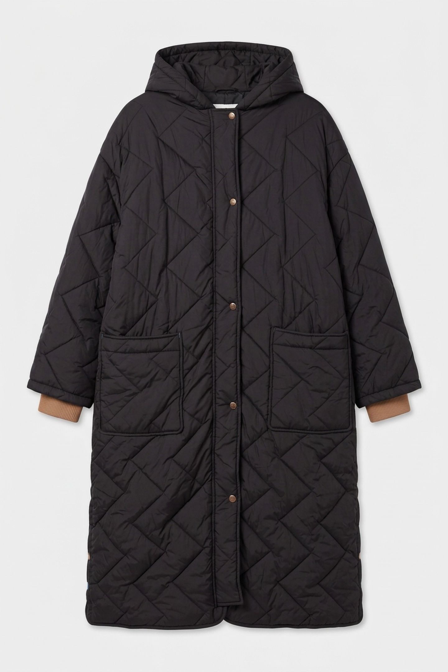 SLOANE PADDED COAT PURE BLACK 3