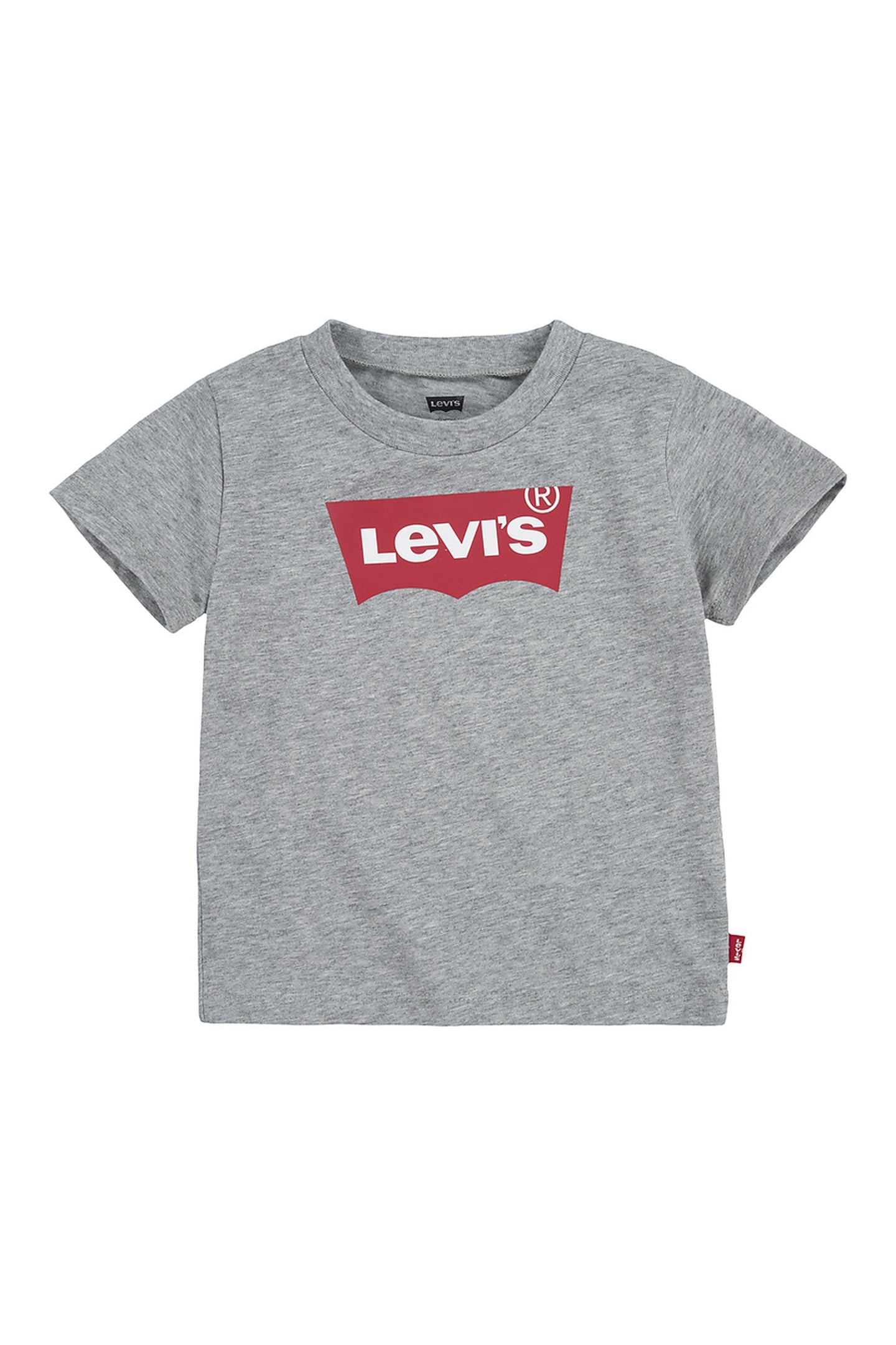 BOYS S/S BATWING TEE GREY HEATHER 1