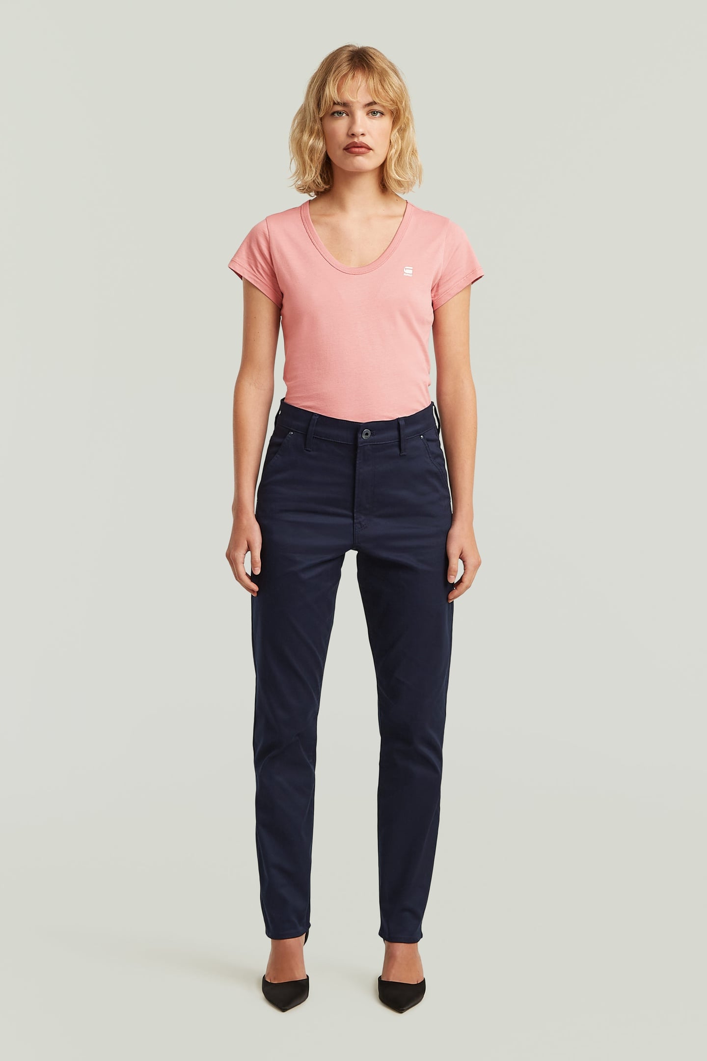 SLIM CHINO DARK BLUE 3