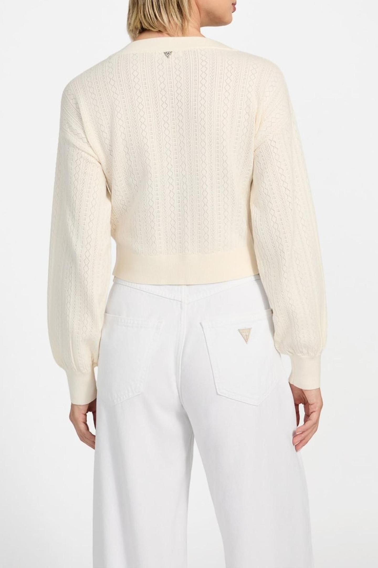 LS VN LYLA CARDI SWT CREAM WHITE 2