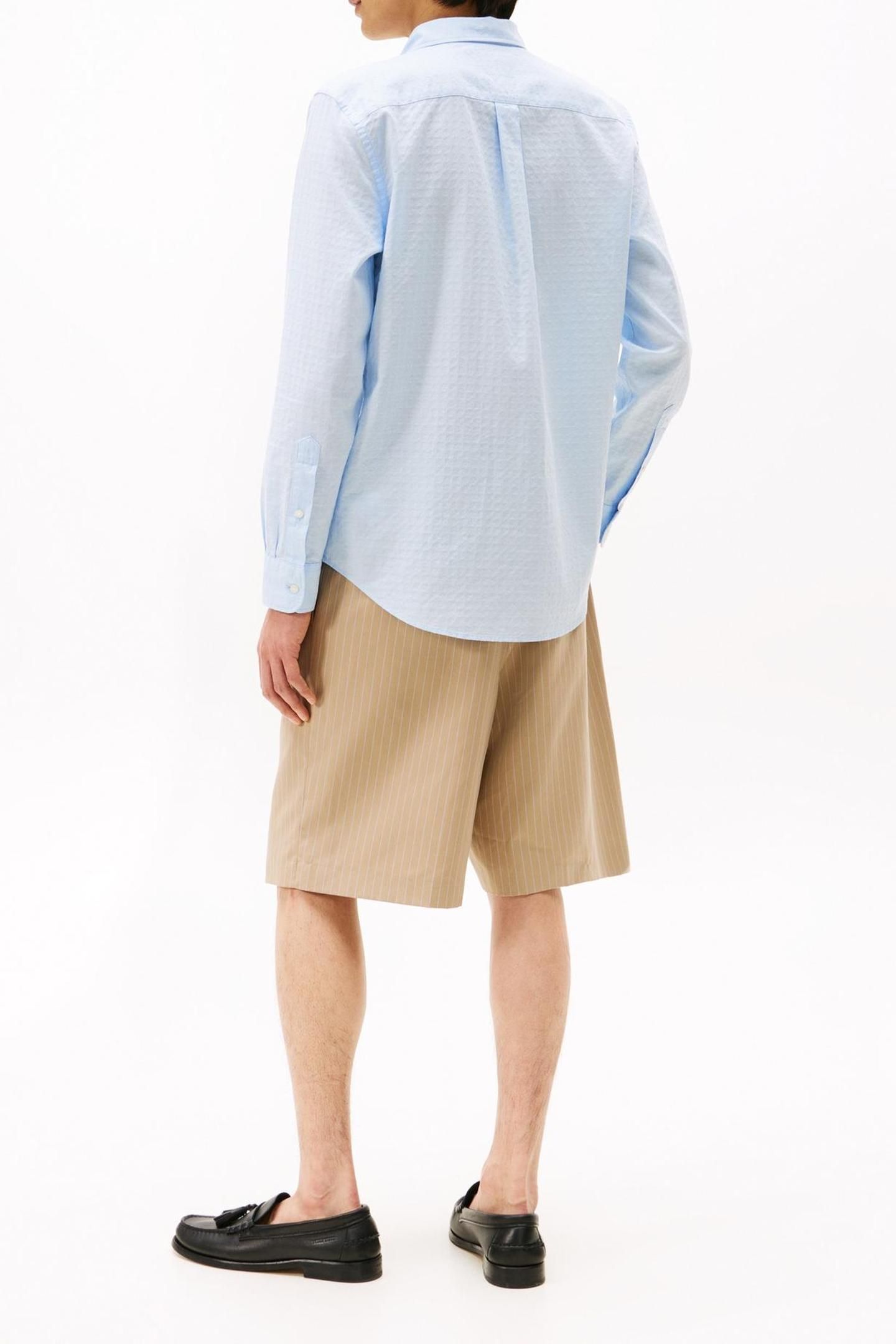 DOBBY STRUCTURE SHIRT SWEET BLUE 3