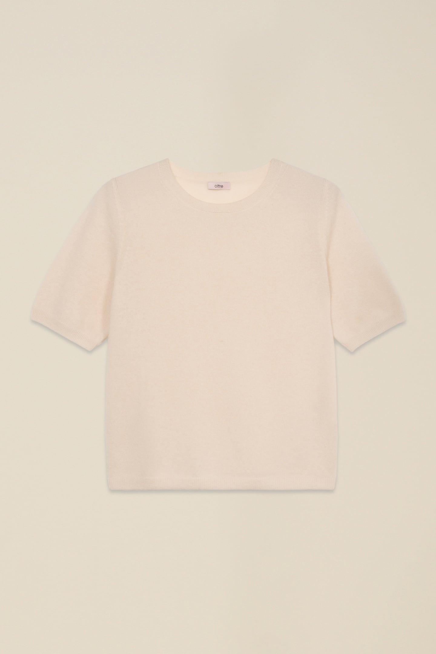 PURE CASHMERE CREW NECK SWEATER WHITE 3