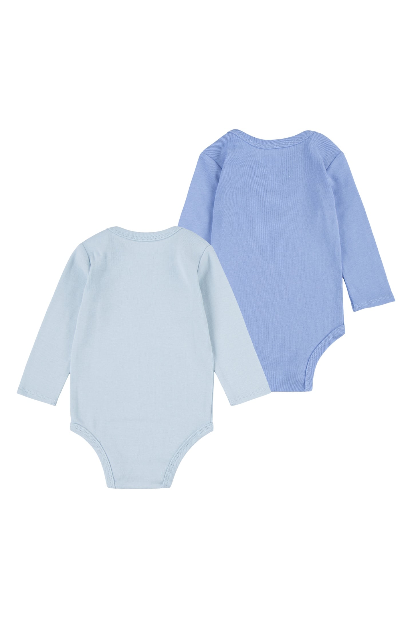 UNISEX POSTER LOGO 2PK L/S BODYSUIT VISTA BLUE 2