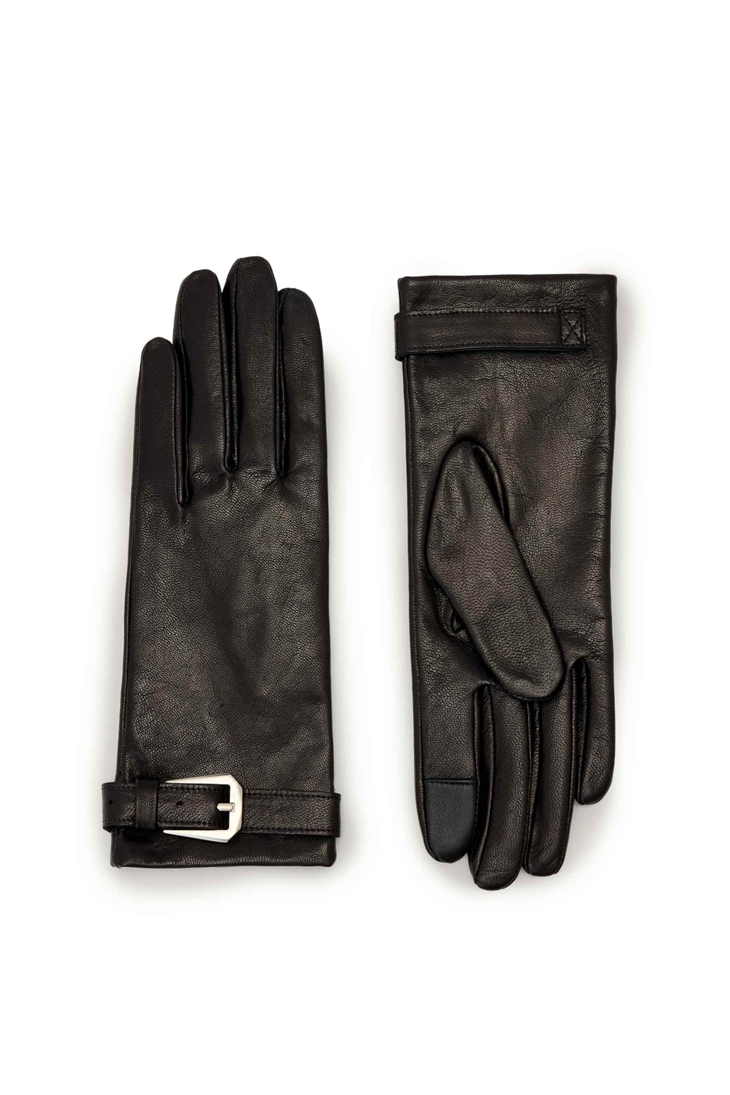 YUNA GLOVES BLACK/WARM BRASS 1