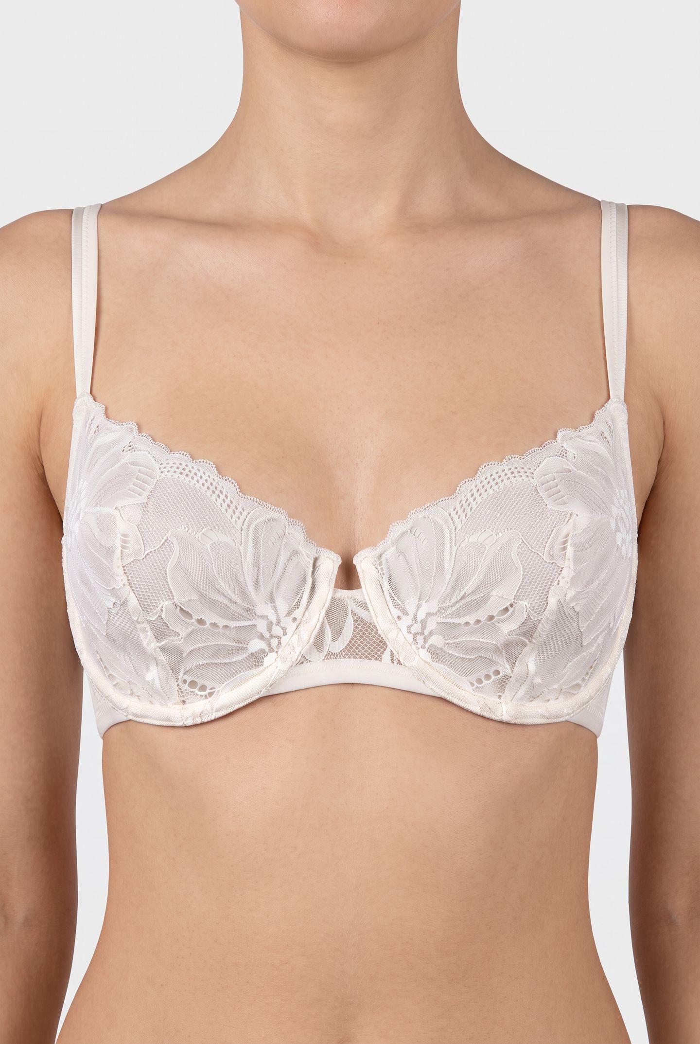 MAR LACE BRA WHITE 1