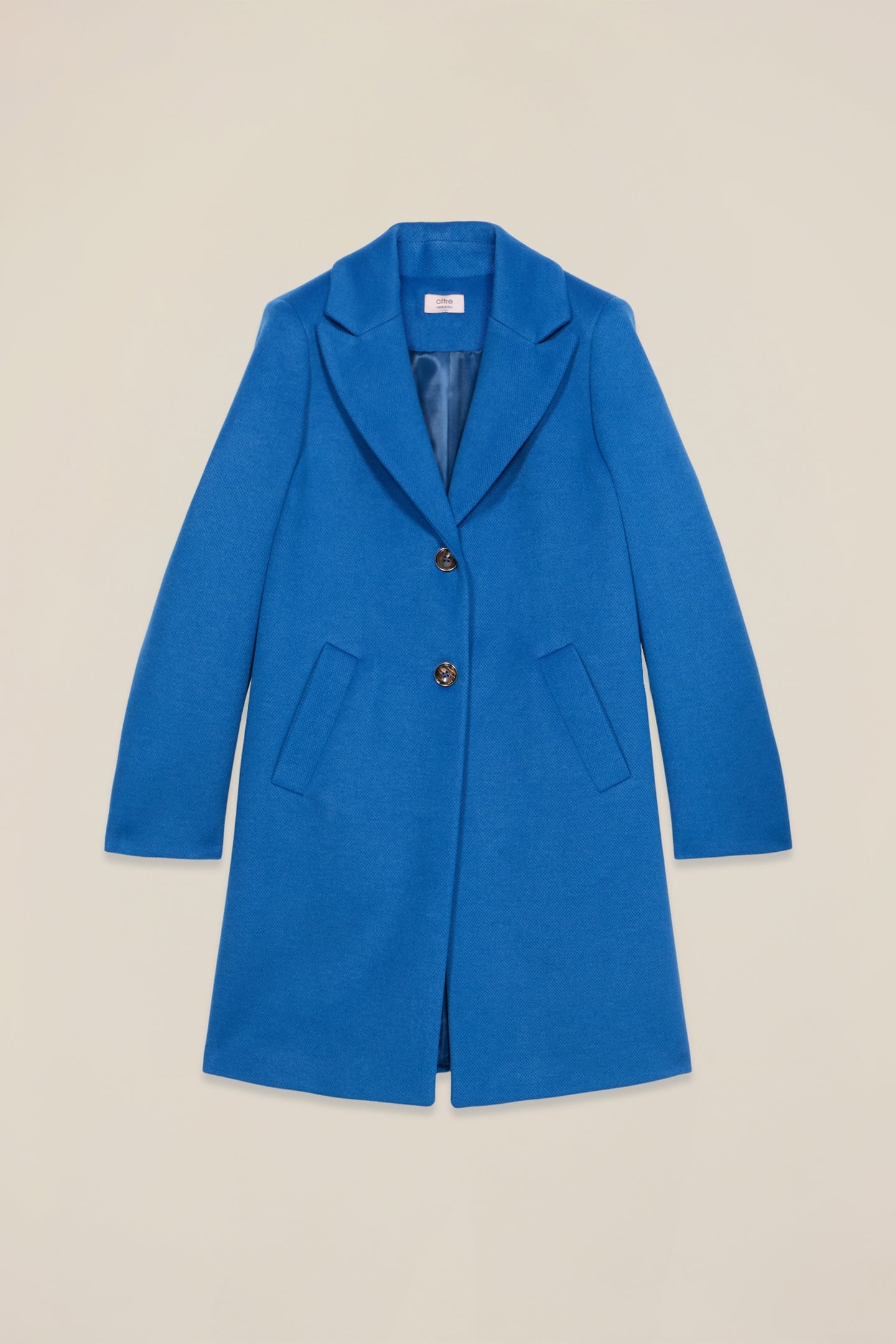 LONG COAT IN DRAP LIGHT BLUE 3