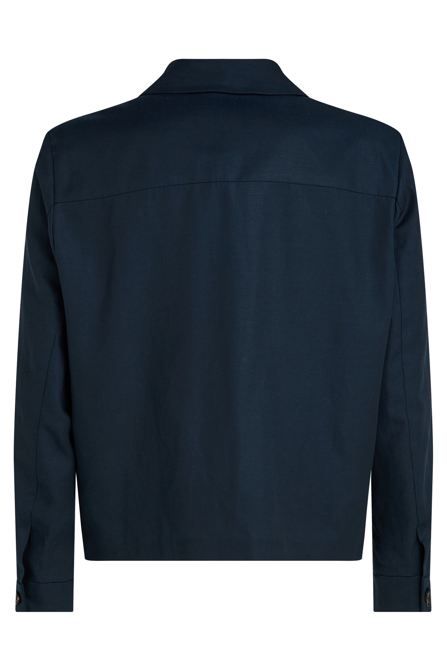 LYOCELL COTTON LINEN BLAZER DARK SAPPHIRE 5