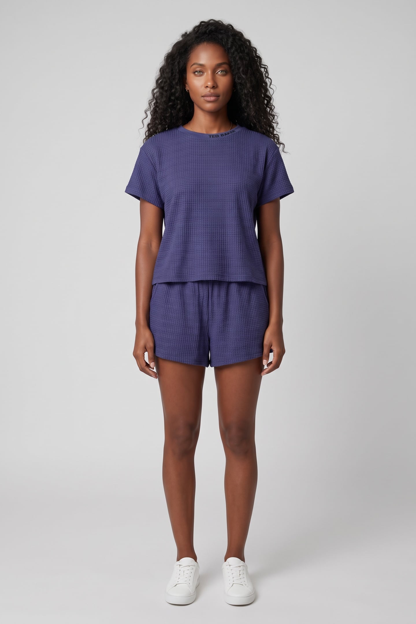 CEDAR T-SHIRT AND SHORT SET NAVY BLUE 1