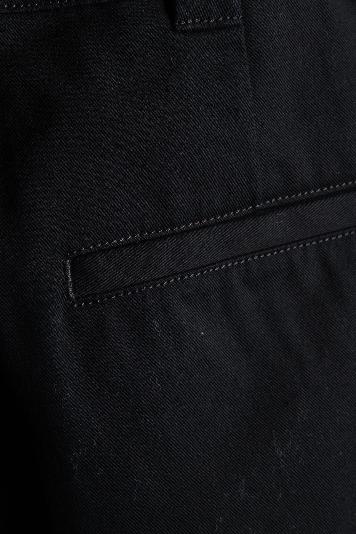 EMIL LOOSE TWILL TROUSERS BLACK 4