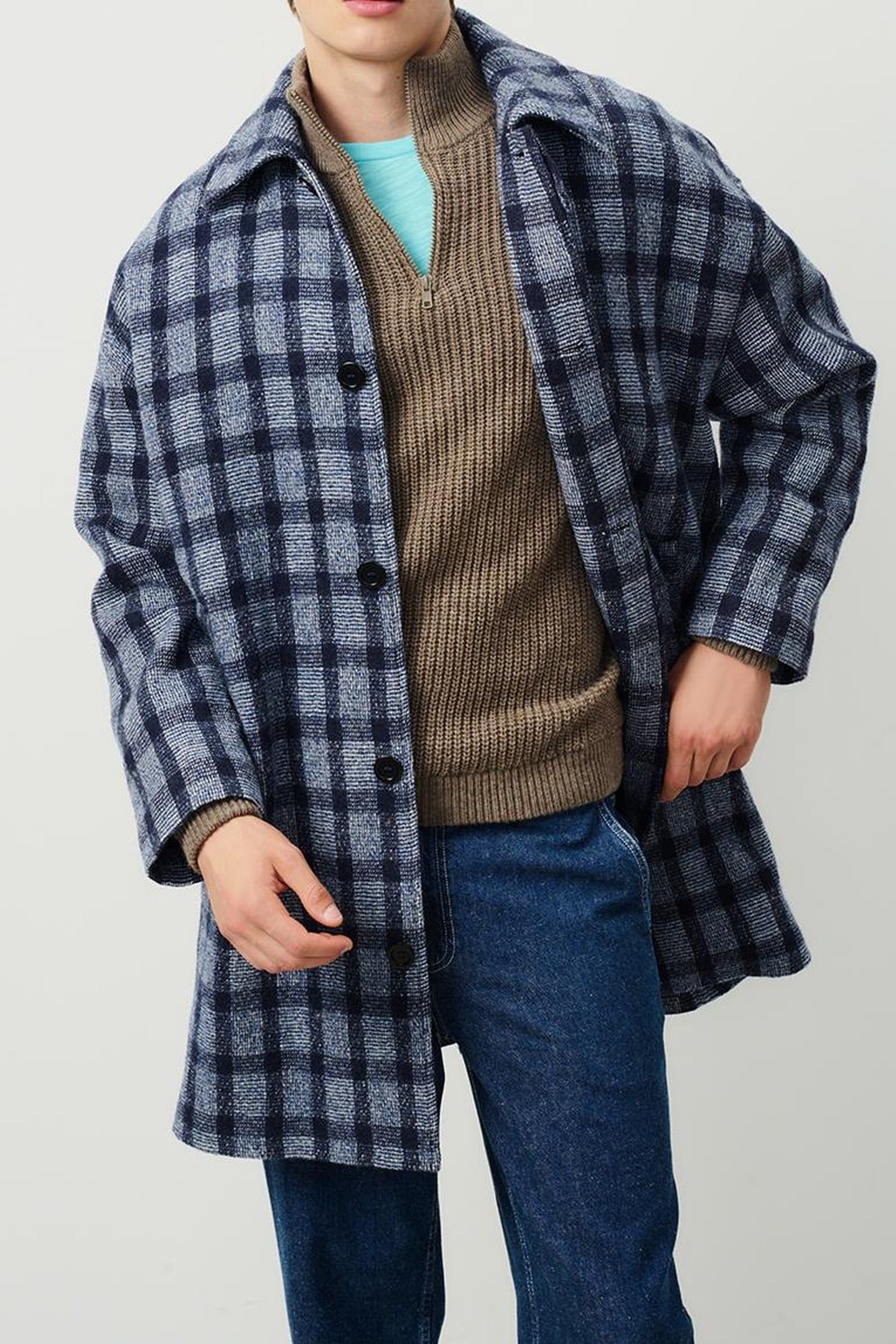 TURSBURG COAT TARTAN MARITIME 4