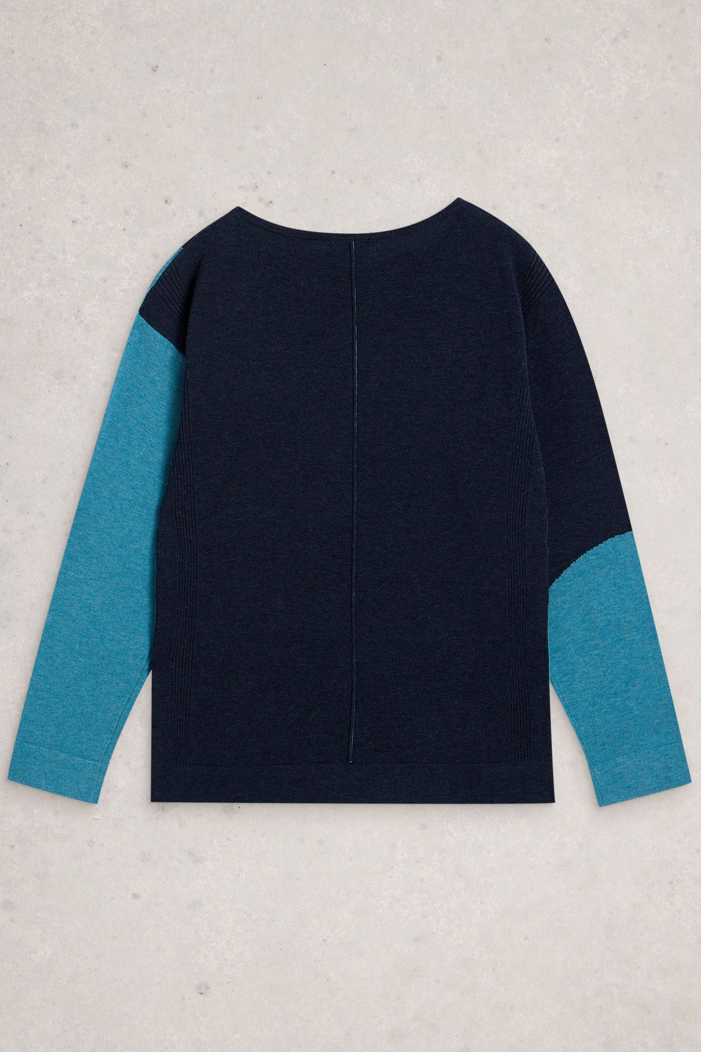 OPHIA ABSTRACT JUMPER BLUE MULTI 2