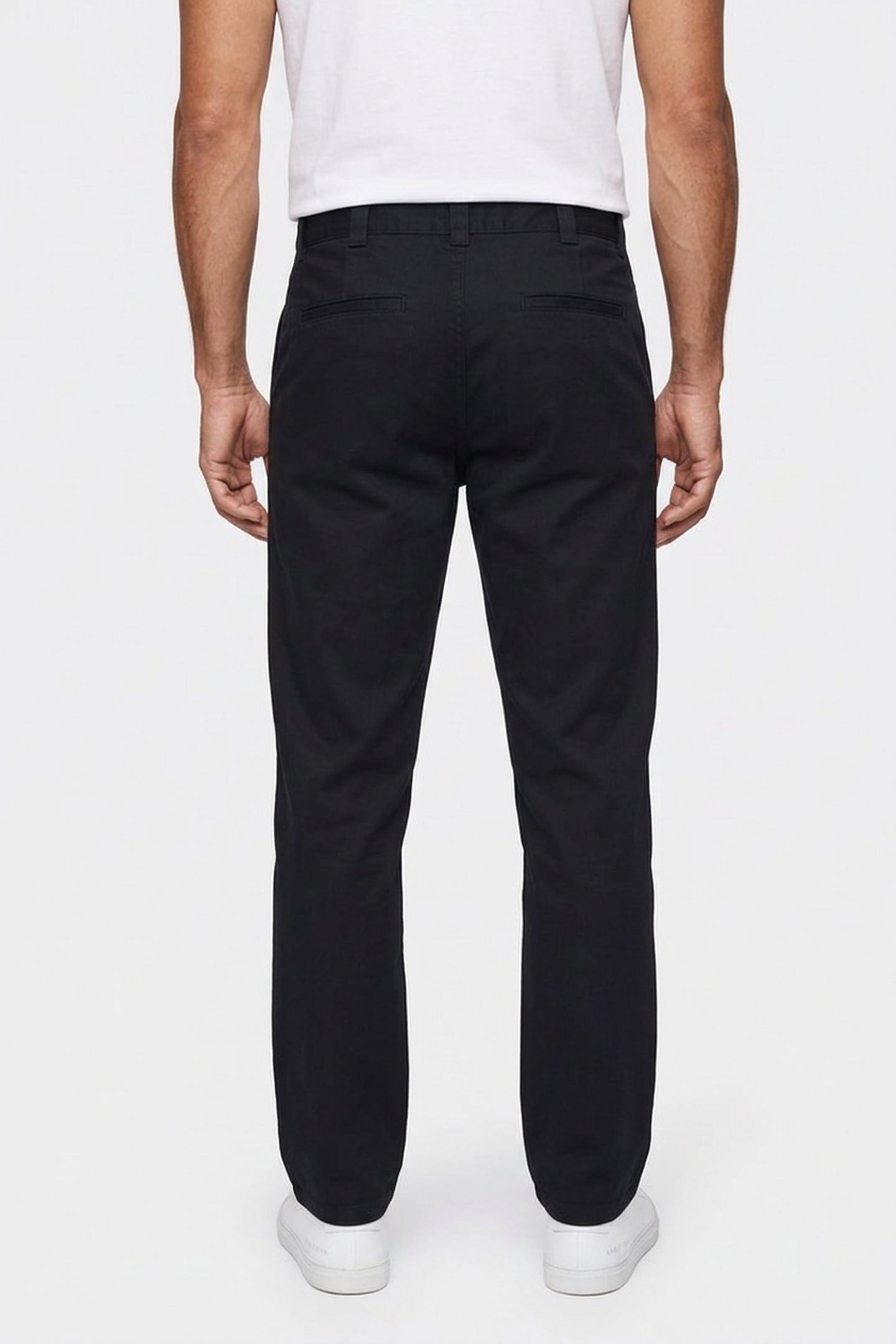EMIL LOOSE TWILL TROUSERS BLACK 2