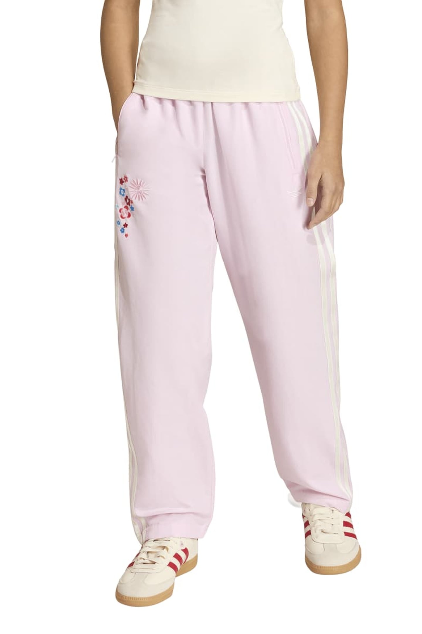 JUNIOR TRACK PANTS CLEAR PINK 1