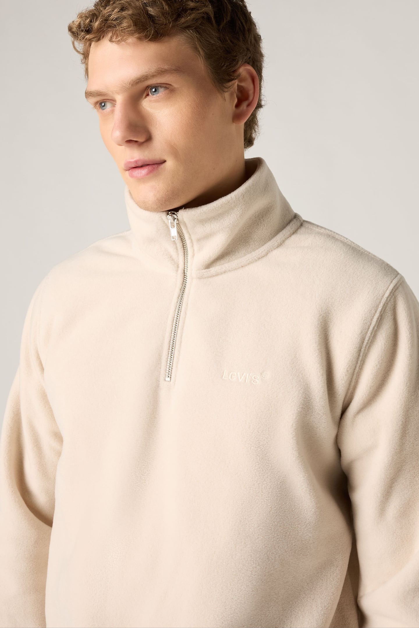 LSEORIGINAL HM 1/4 ZIP PUMICE STONE 5