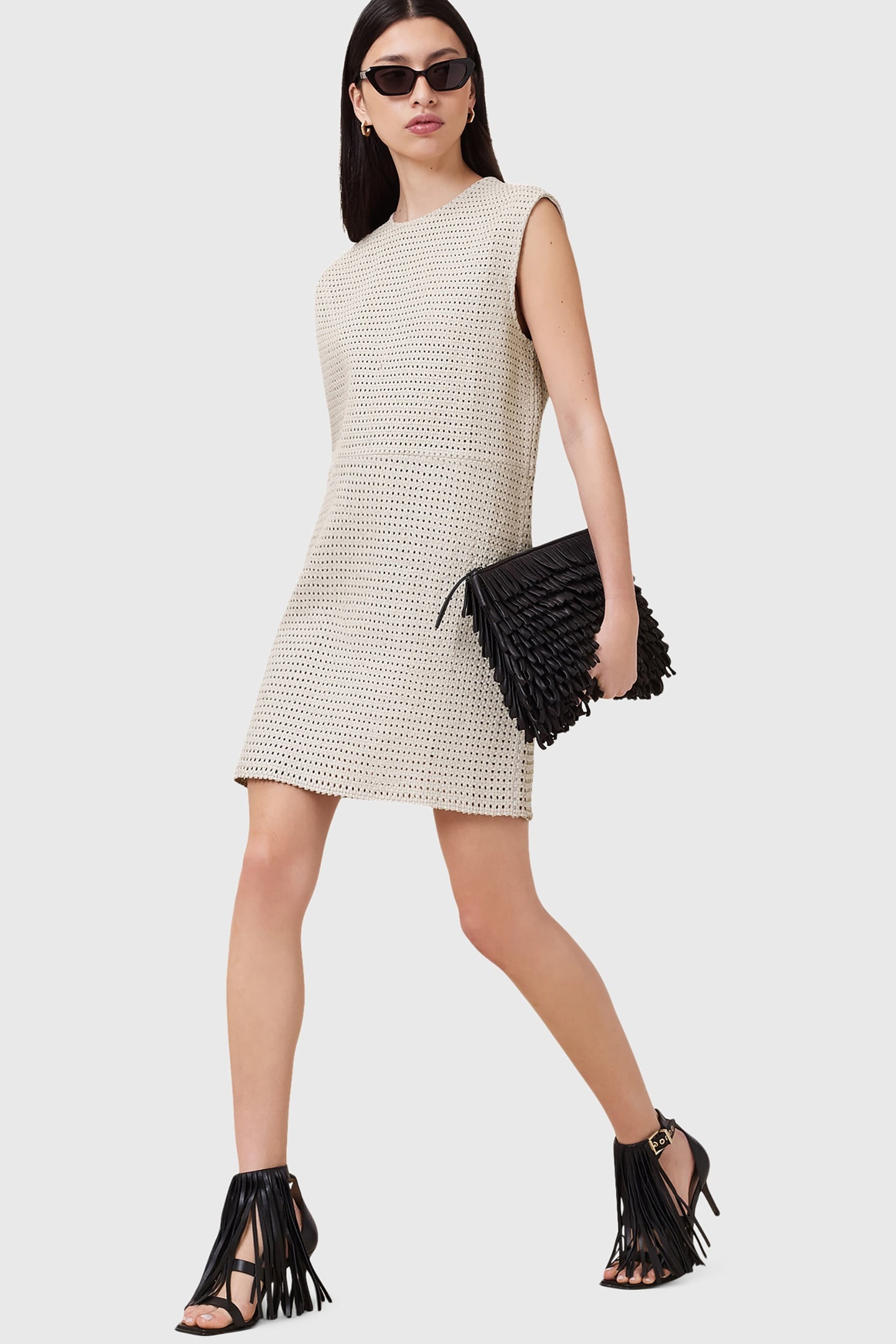 NESSA LEA DRESS OFF WHITE 5