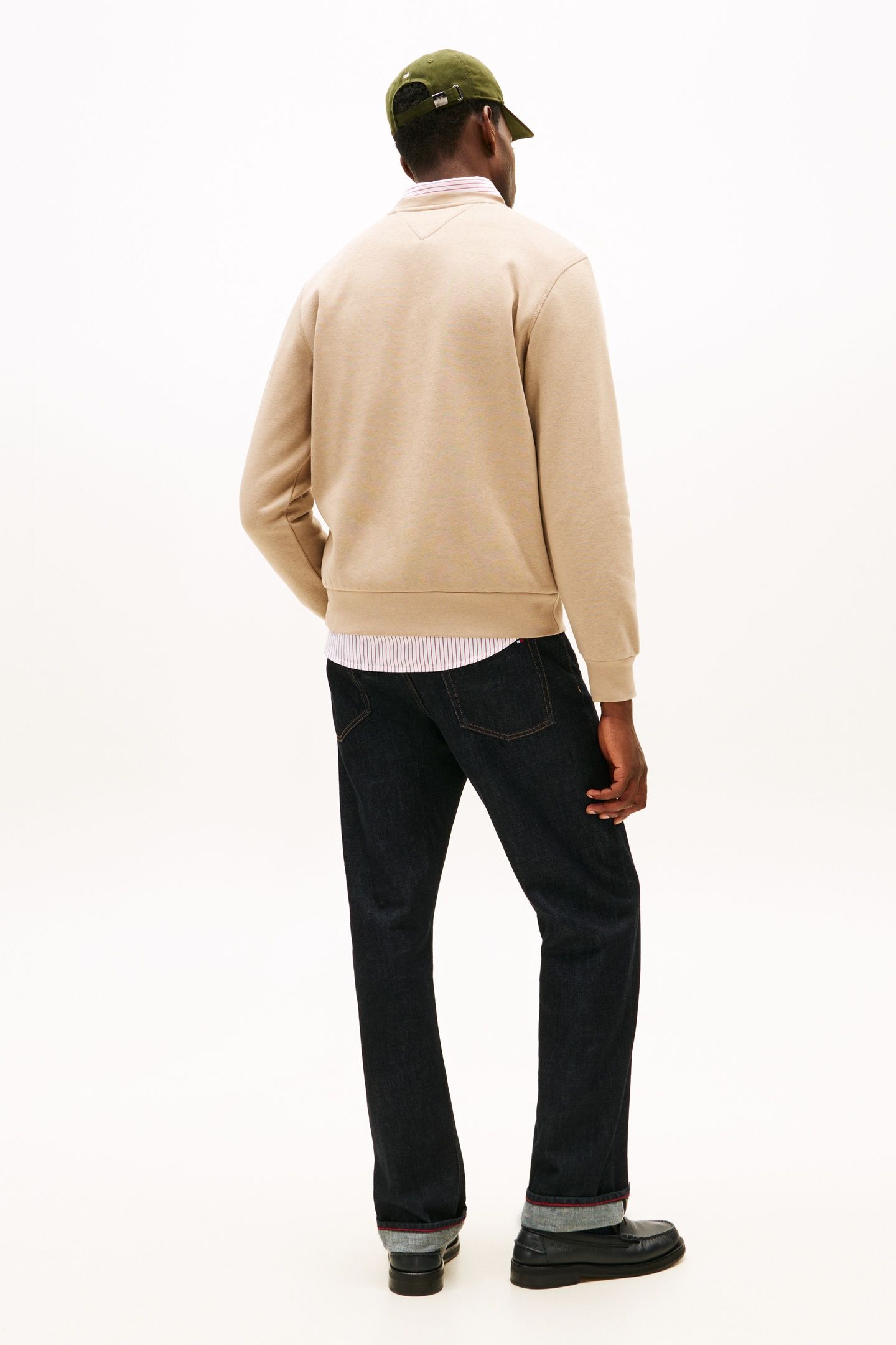 HILFIGER ARCH SWEATSHIRT COASTAL TAUPE 3