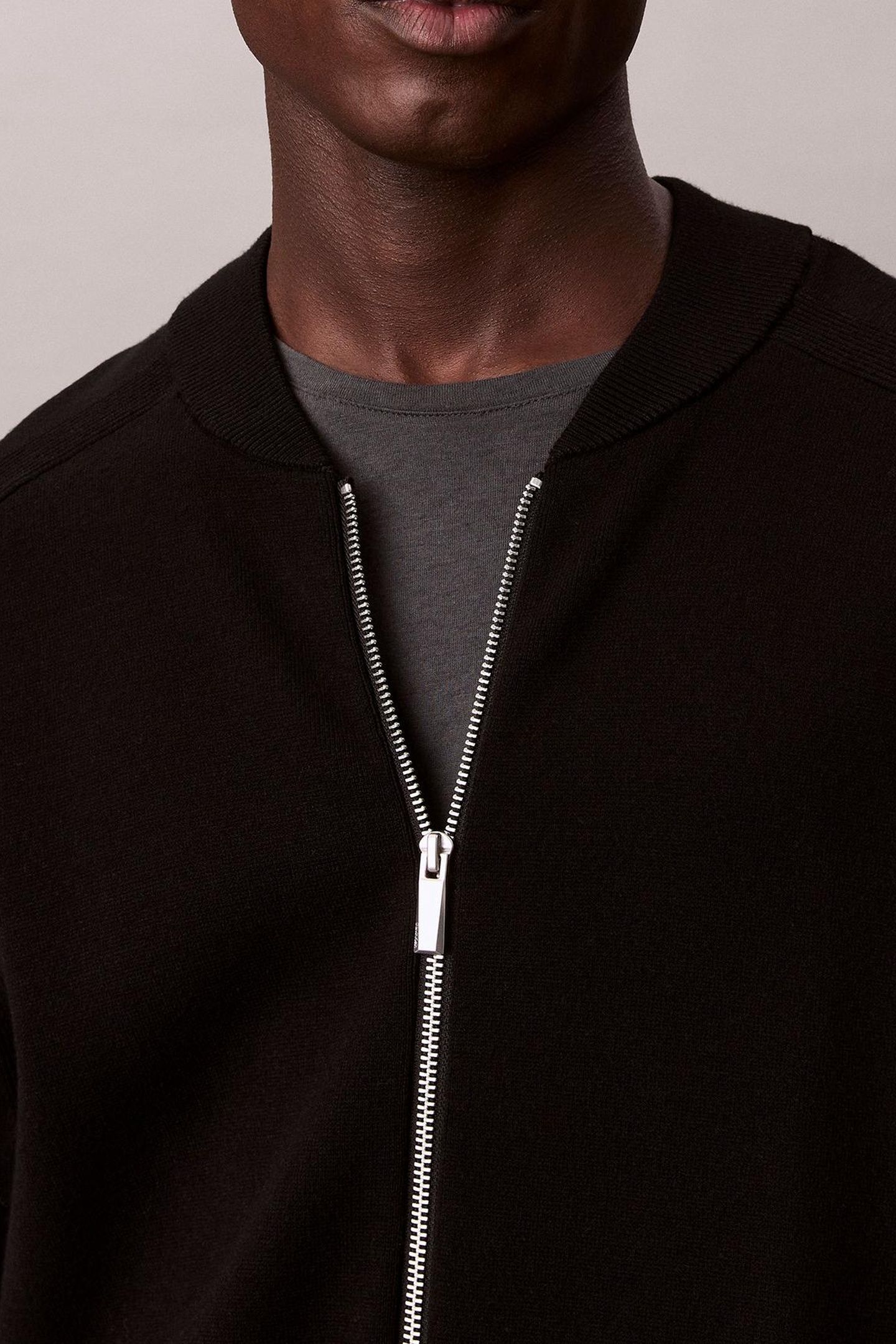 LS TECH KNIT FULLZIP BLACK 5