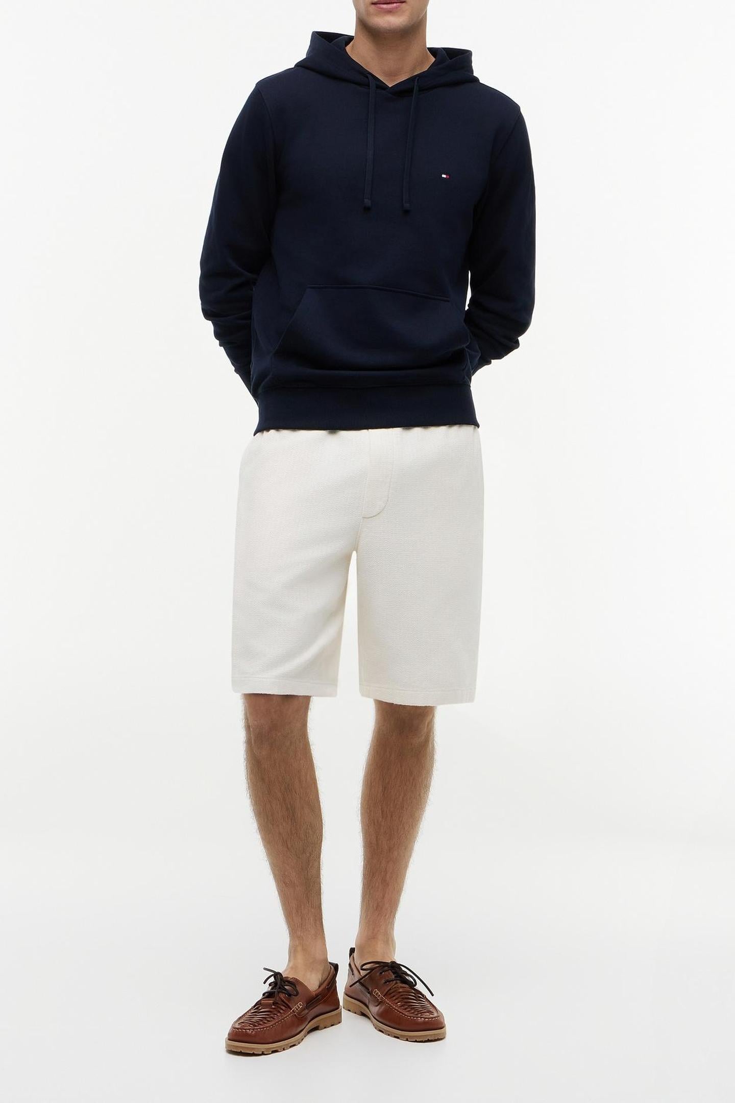 ESSENTIAL TERRY HOODIE NAVY BLUE 4