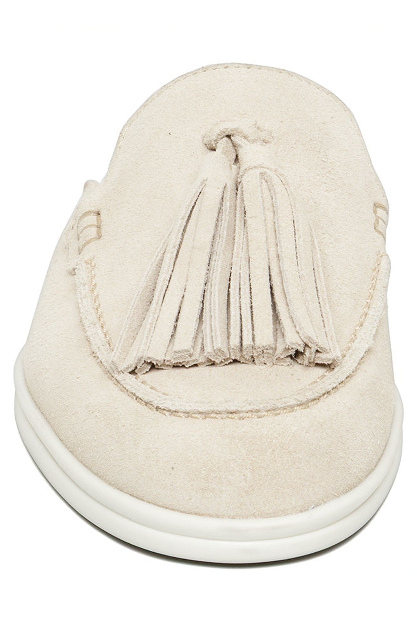 ODENZA FLAT SHOES BEIGE SUEDE 4