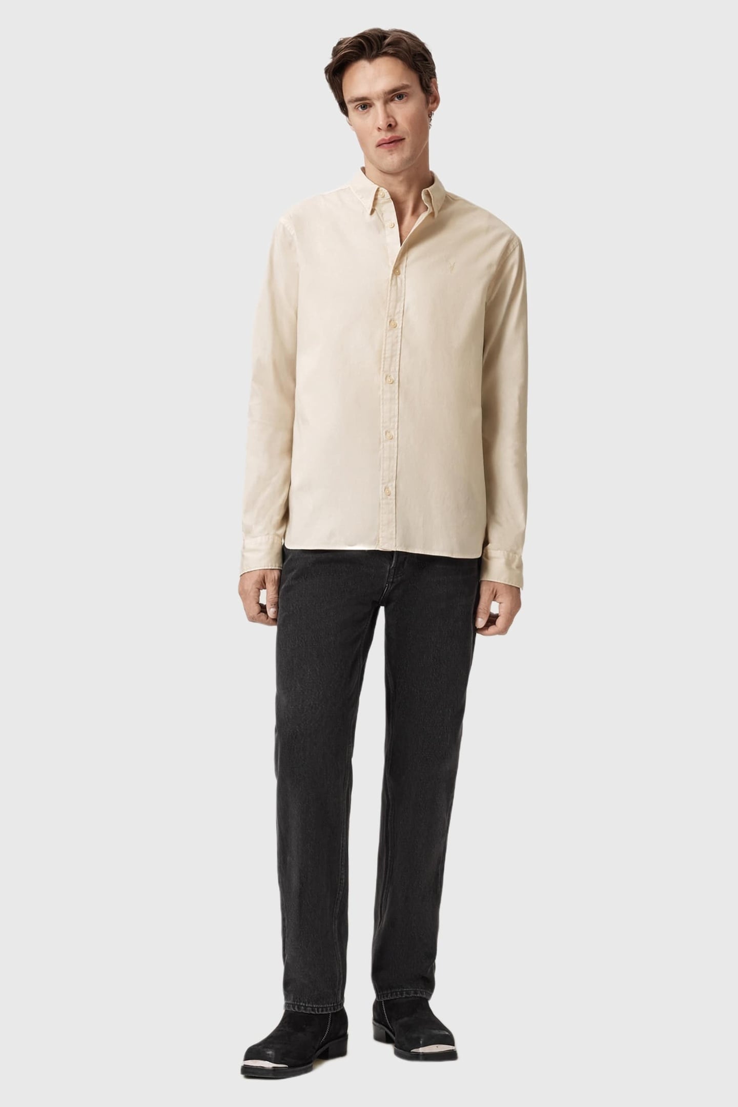 HAWTHORNE LS SHIRT SOAP WHITE 1