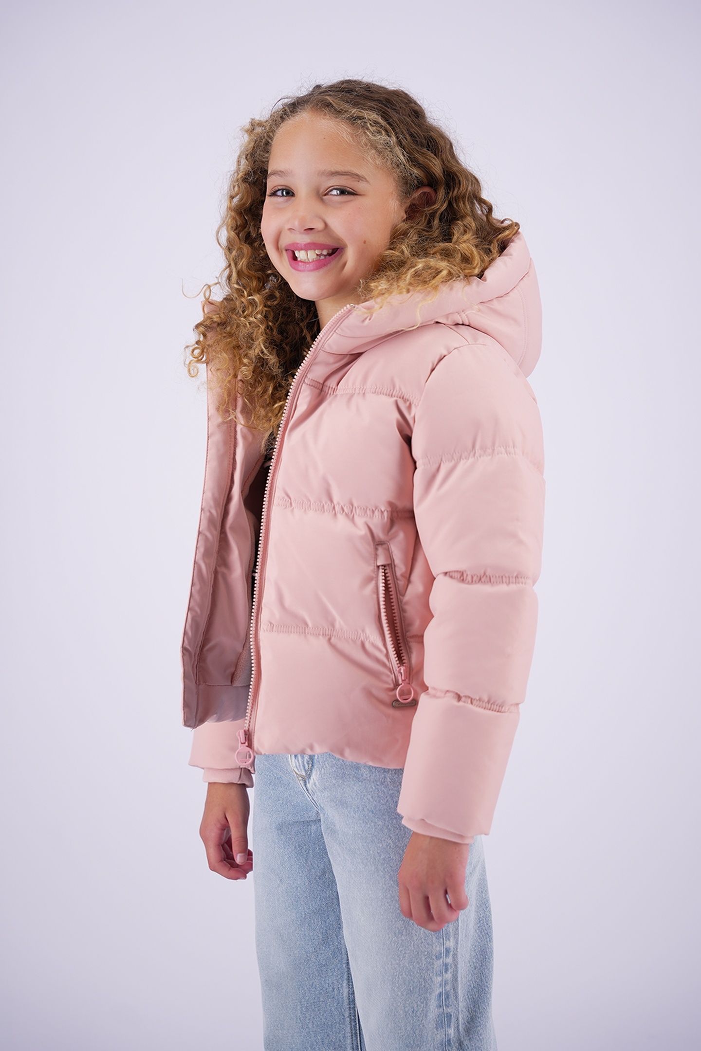 GIRLS TIZIA JACKET OUTDOOR LIGHT PINK 4