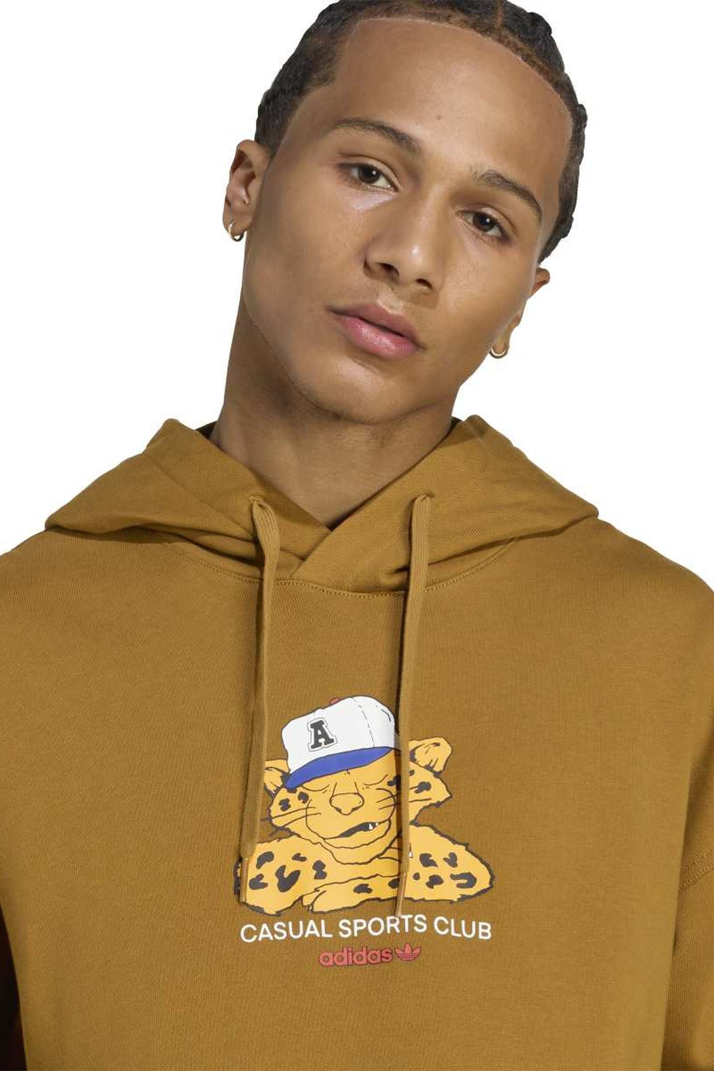 UNISEX GRAPHIC LOOSE HOODIE BRONZE STRATA 6