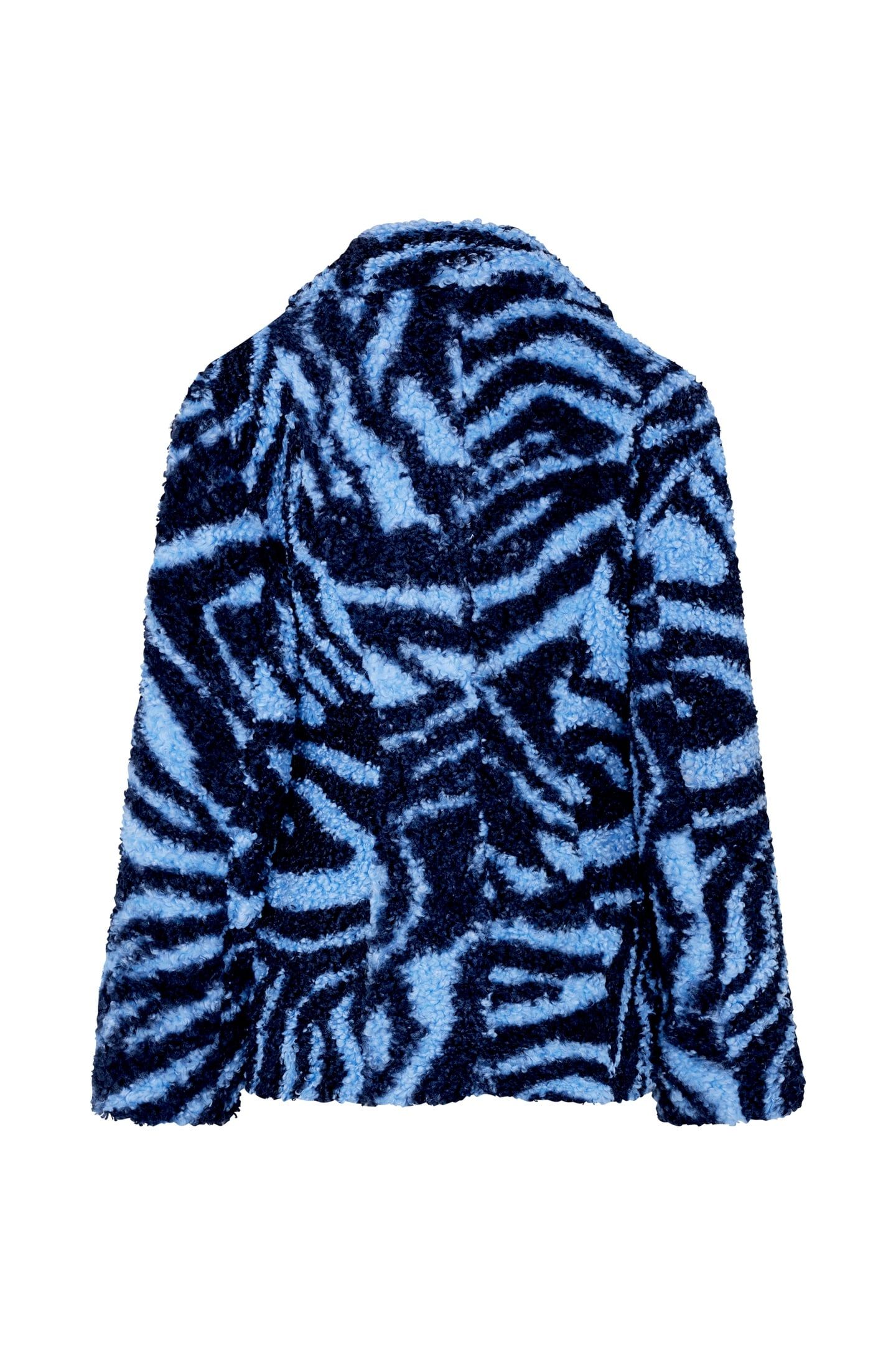 ROSEMARY OUTERWEAR COAT MOIRÉE BLUE 4