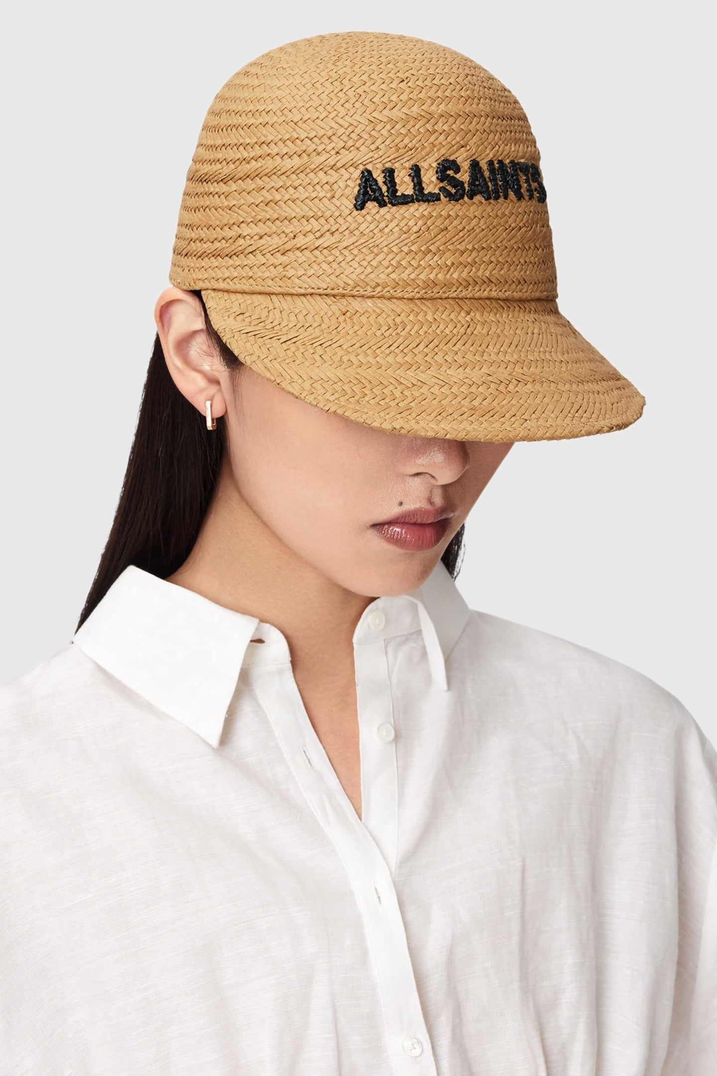 MILA STRAW BB CAP COGNAC BROWN 1