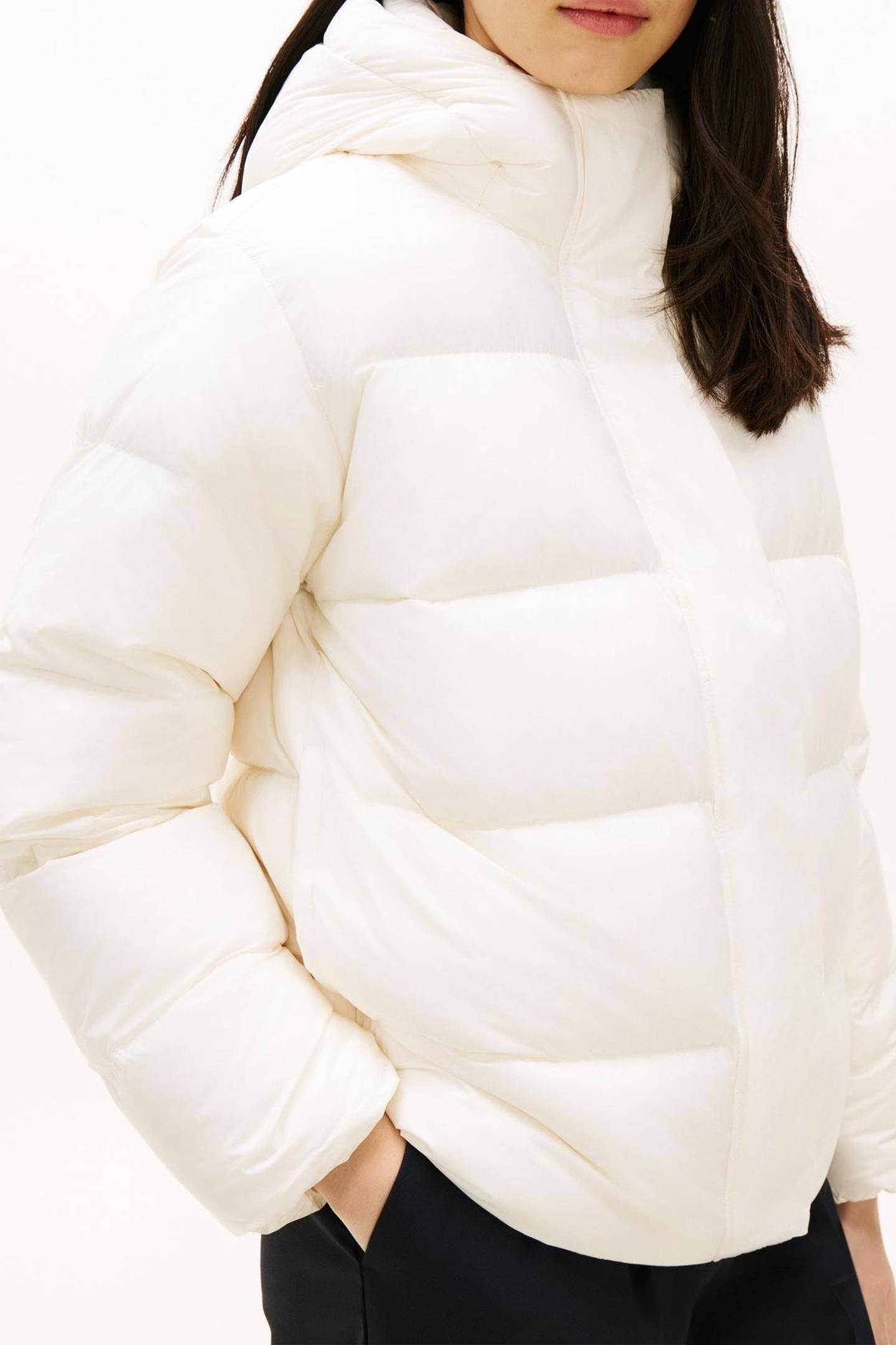 MODERN DOWN REG JACKET IVORY SILK 5