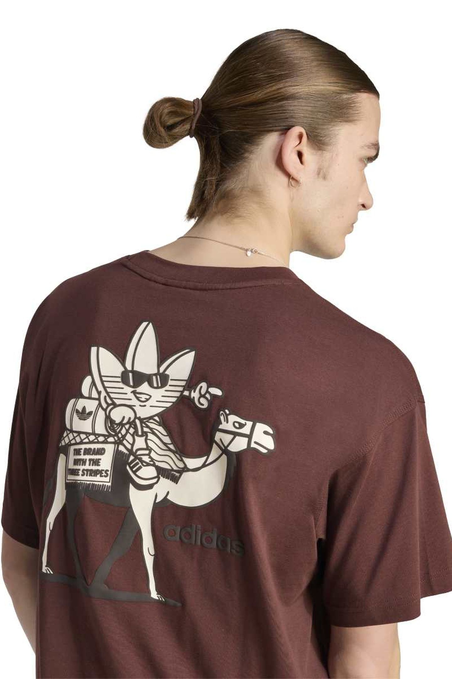 UNISEX CAMEL TREFFY TEE SHADOW BROWN 5