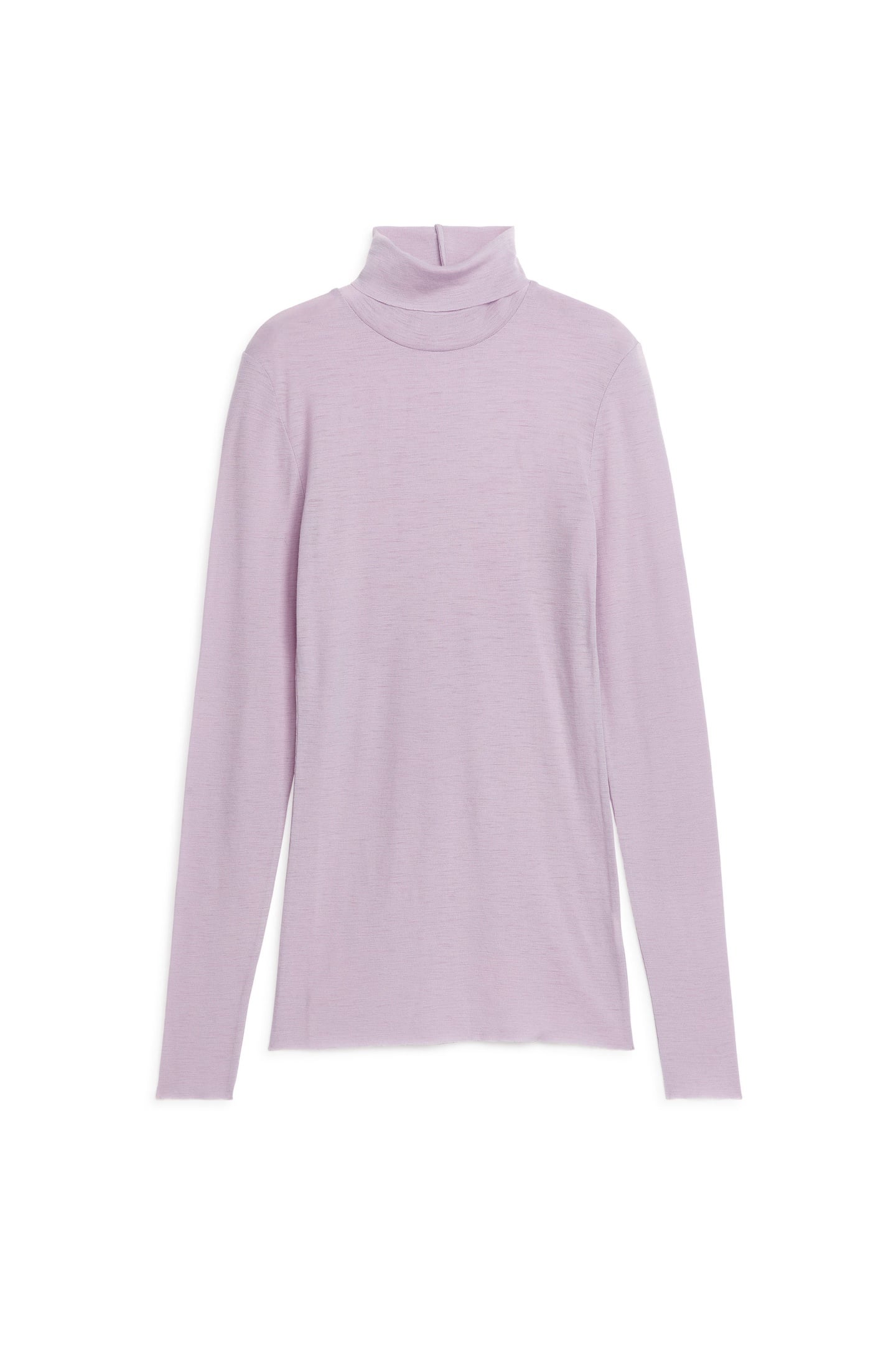 MALENA WOOL RIB TURTLENECK PURPLE 3