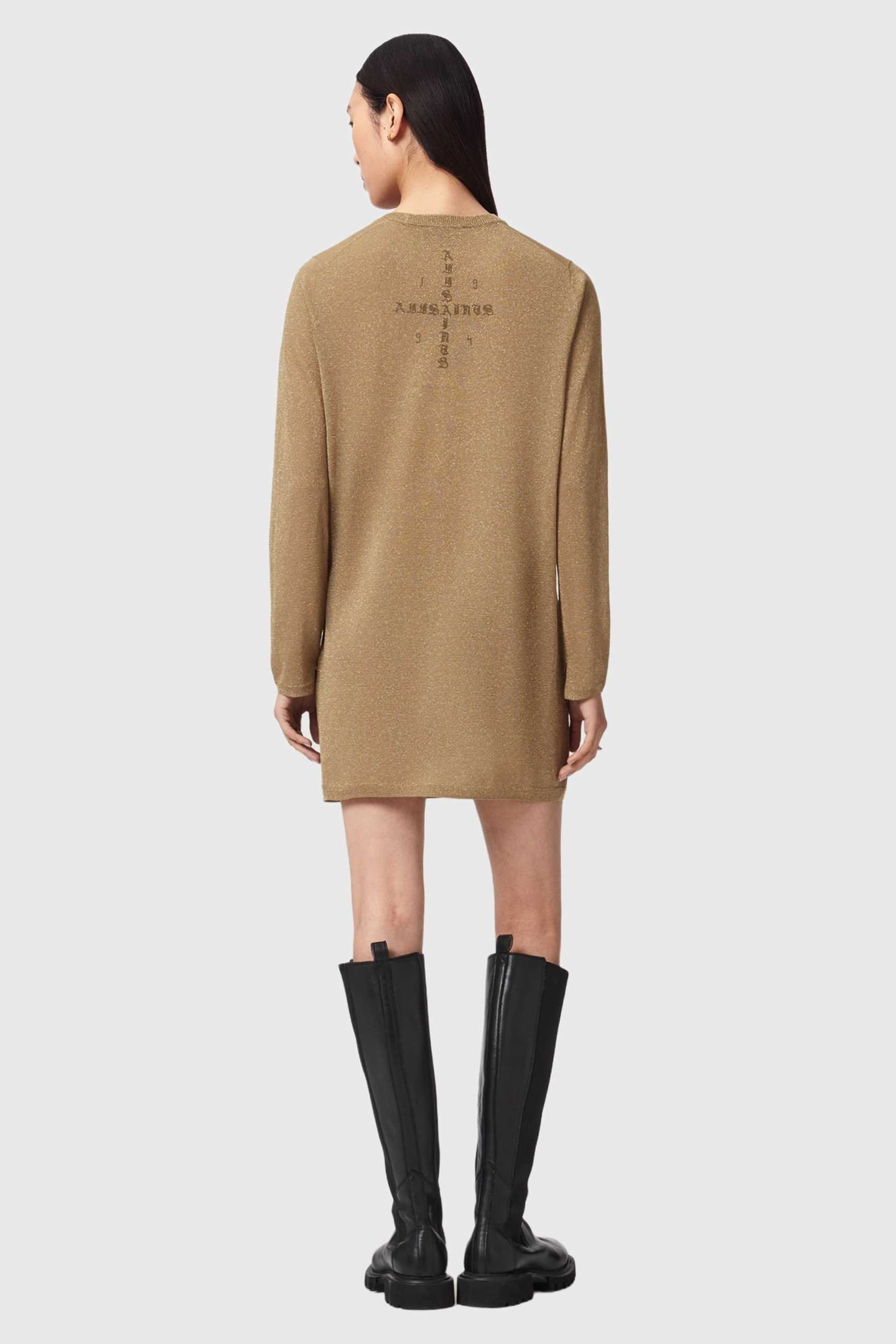 TILLII MINI DRESS GOLD 4