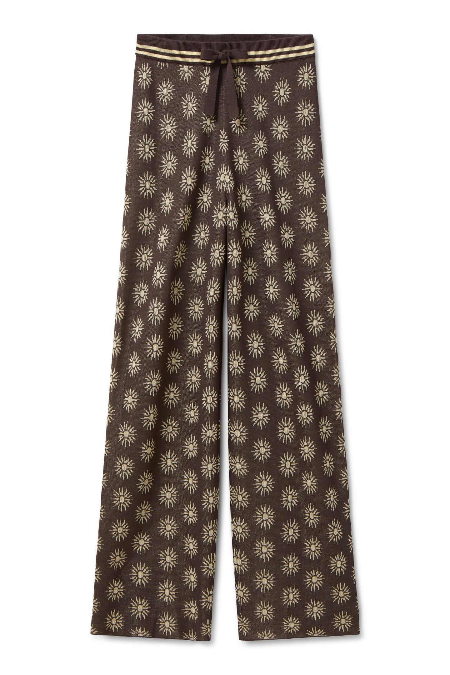DRAWSTRING PANT SEAL BROWN/ REED YELLOW 3