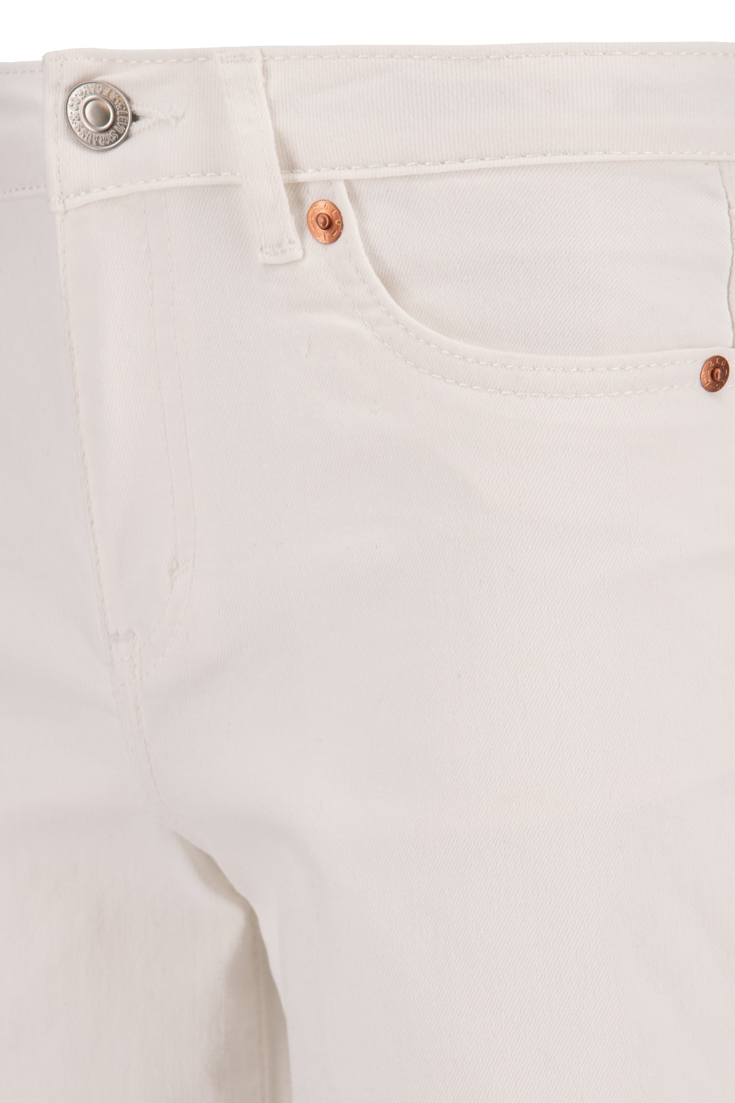 GIRLS WIDE LEG JEANS WHITE 4