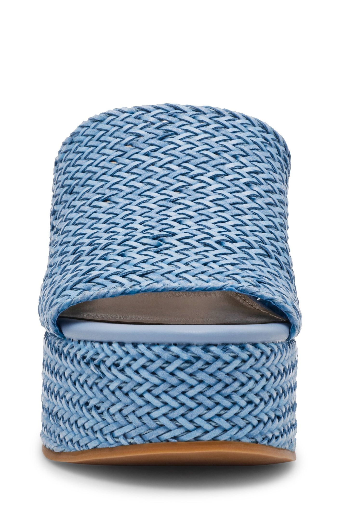 CASSI SANDALS BLUE RAFFIA 2
