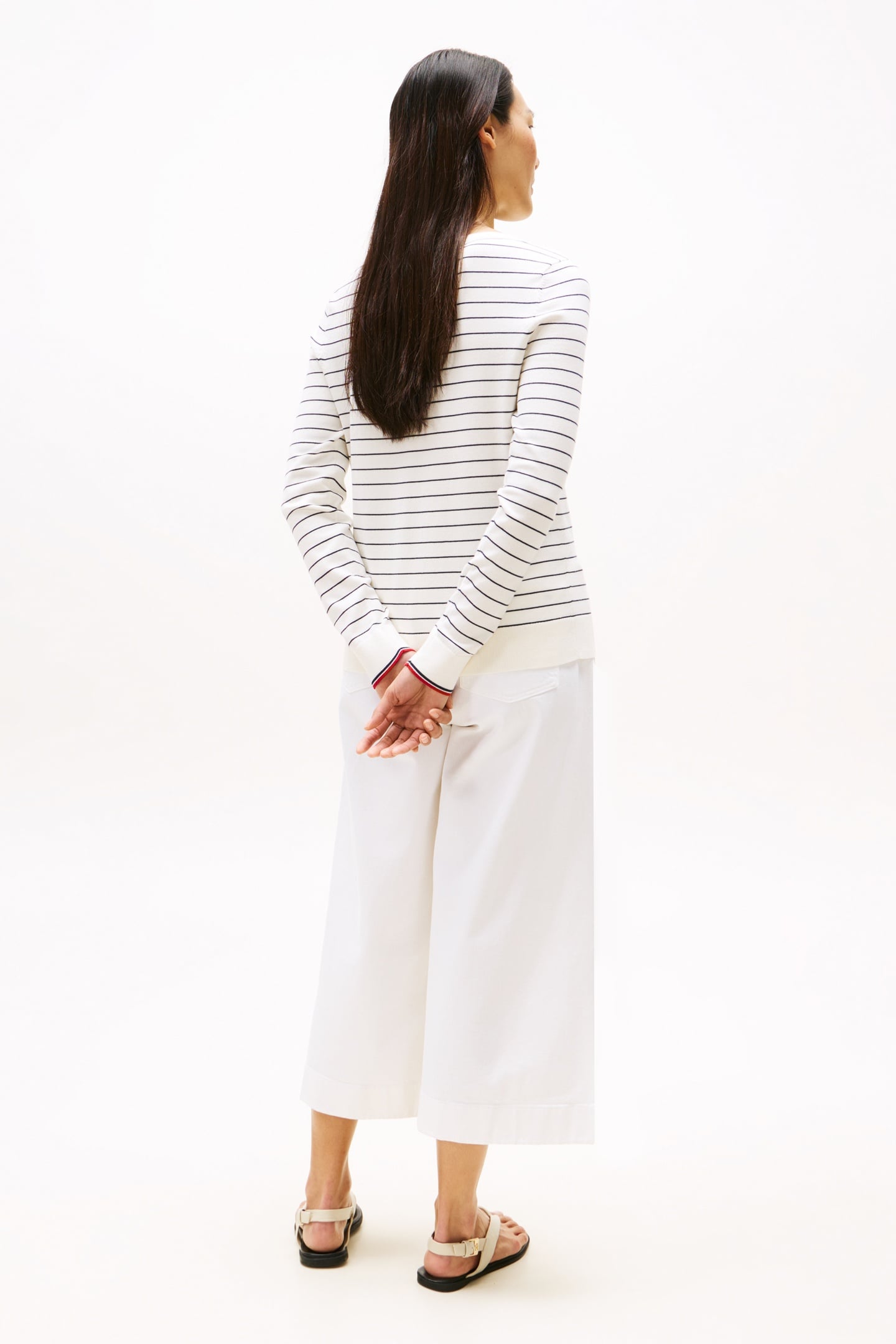 CO JERSEY STITCH BOA IVORY SILK/DARK NIGHT NAVY FINE 2