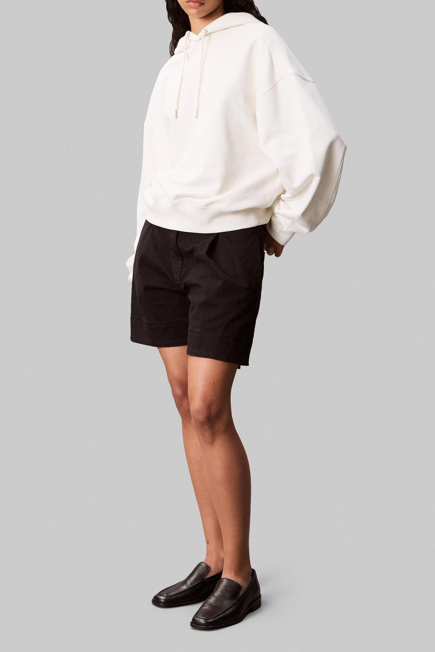 LOGO EMB FRENCH SWEATSHIRT TOFU 1