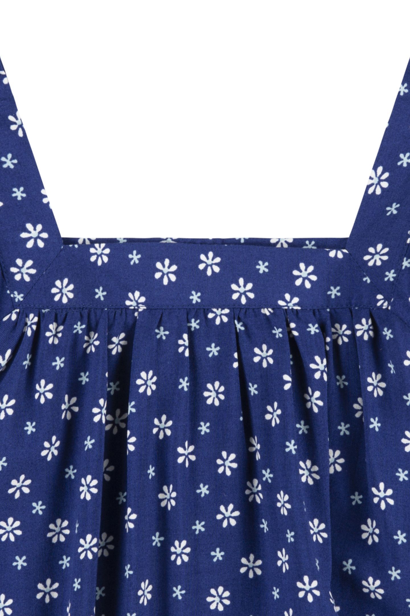 GIRLS WOVEN TOP TWILIGHT BLUE 4